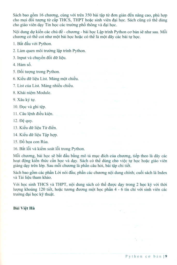 python cơ bản (tái bản 2023) - Ảnh 9