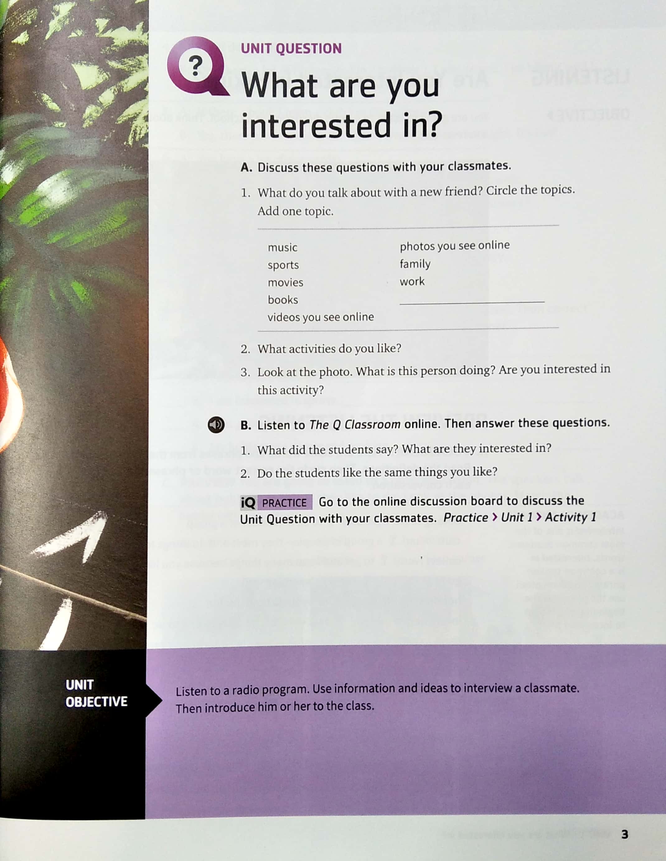 q: skills for success: intro level: listening and speaking student book with iq online practice - Ảnh 5