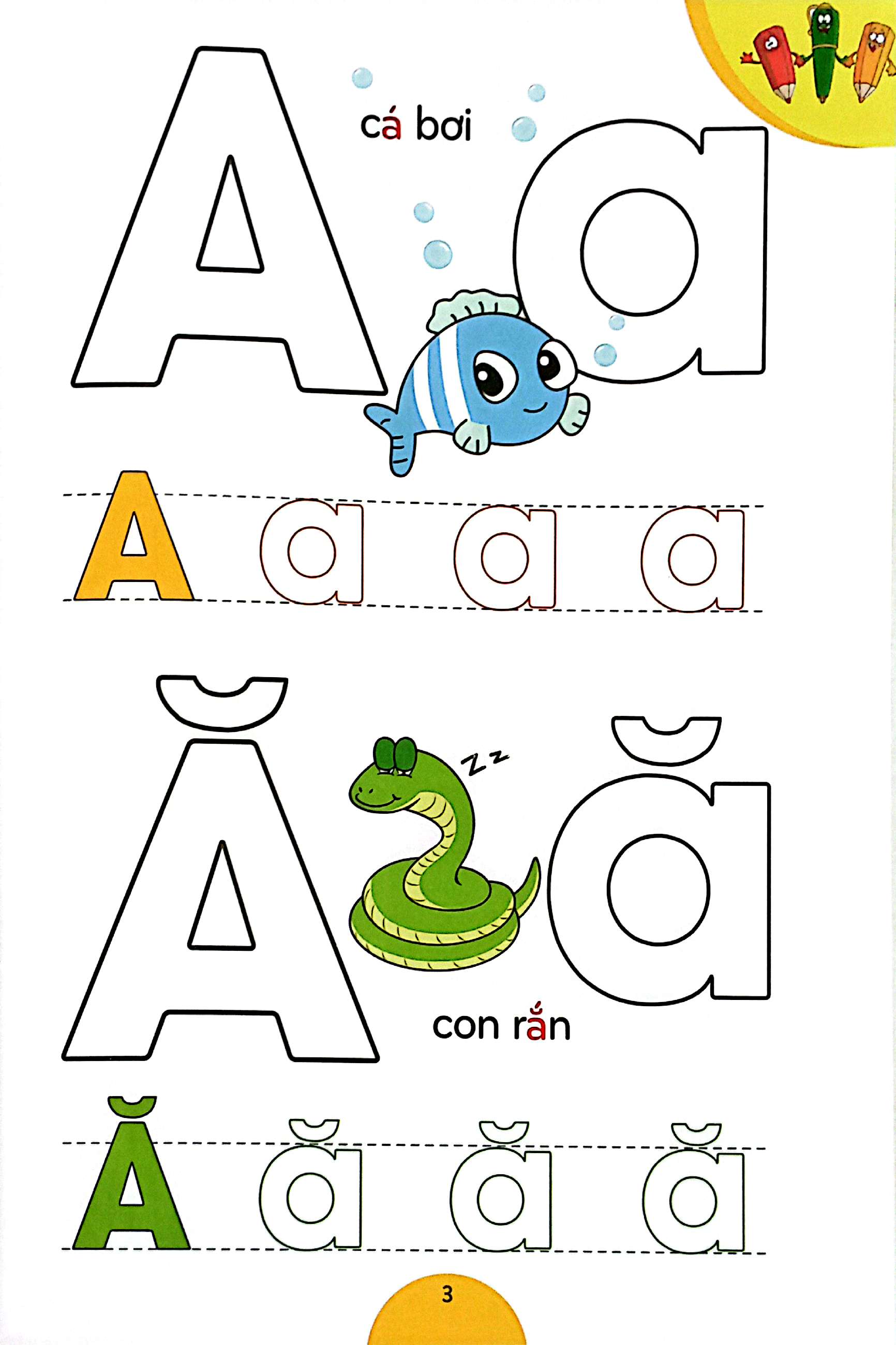 quà cho bé - bé học chữ cái và tô màu - Ảnh 3