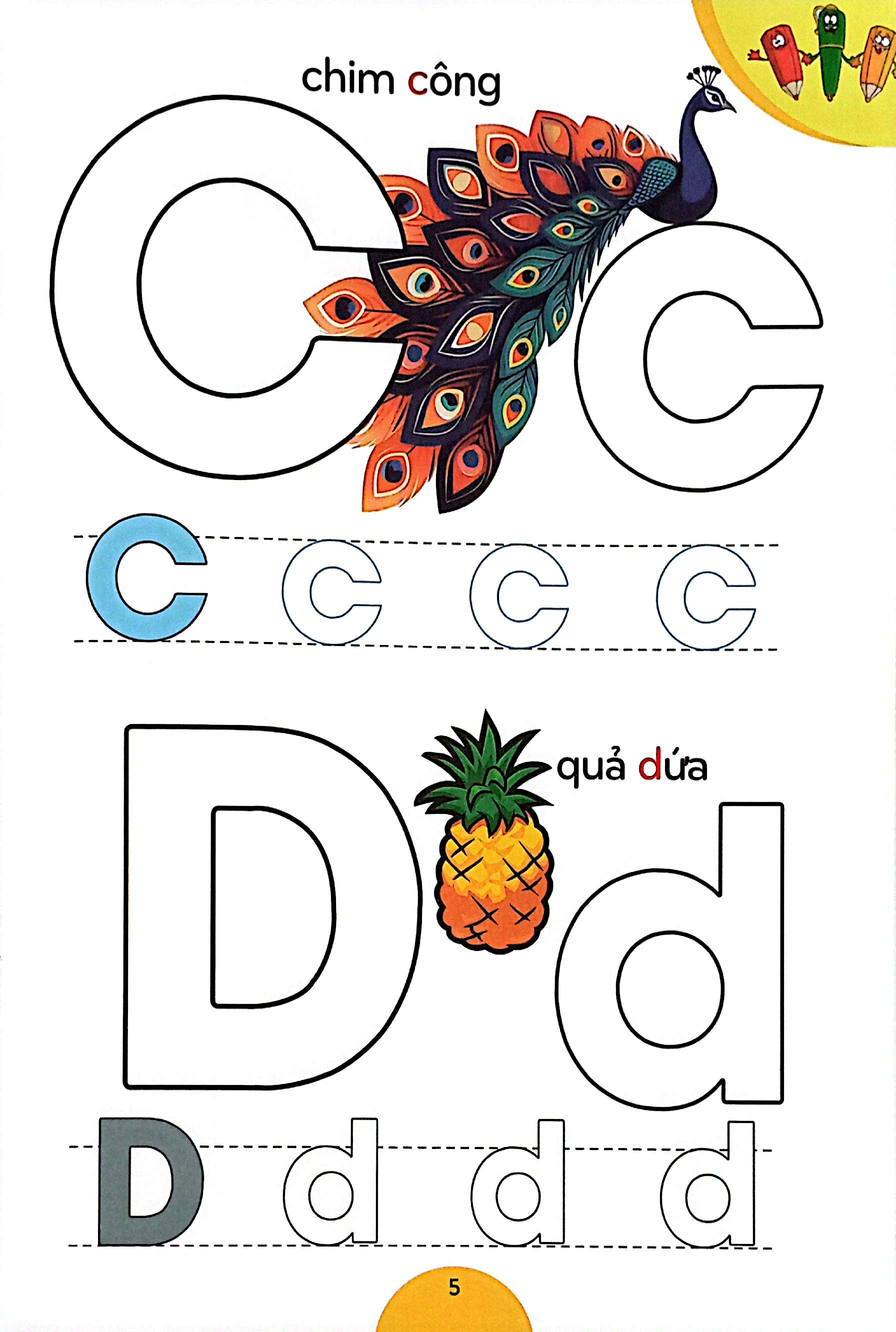 quà cho bé - bé học chữ cái và tô màu - Ảnh 5