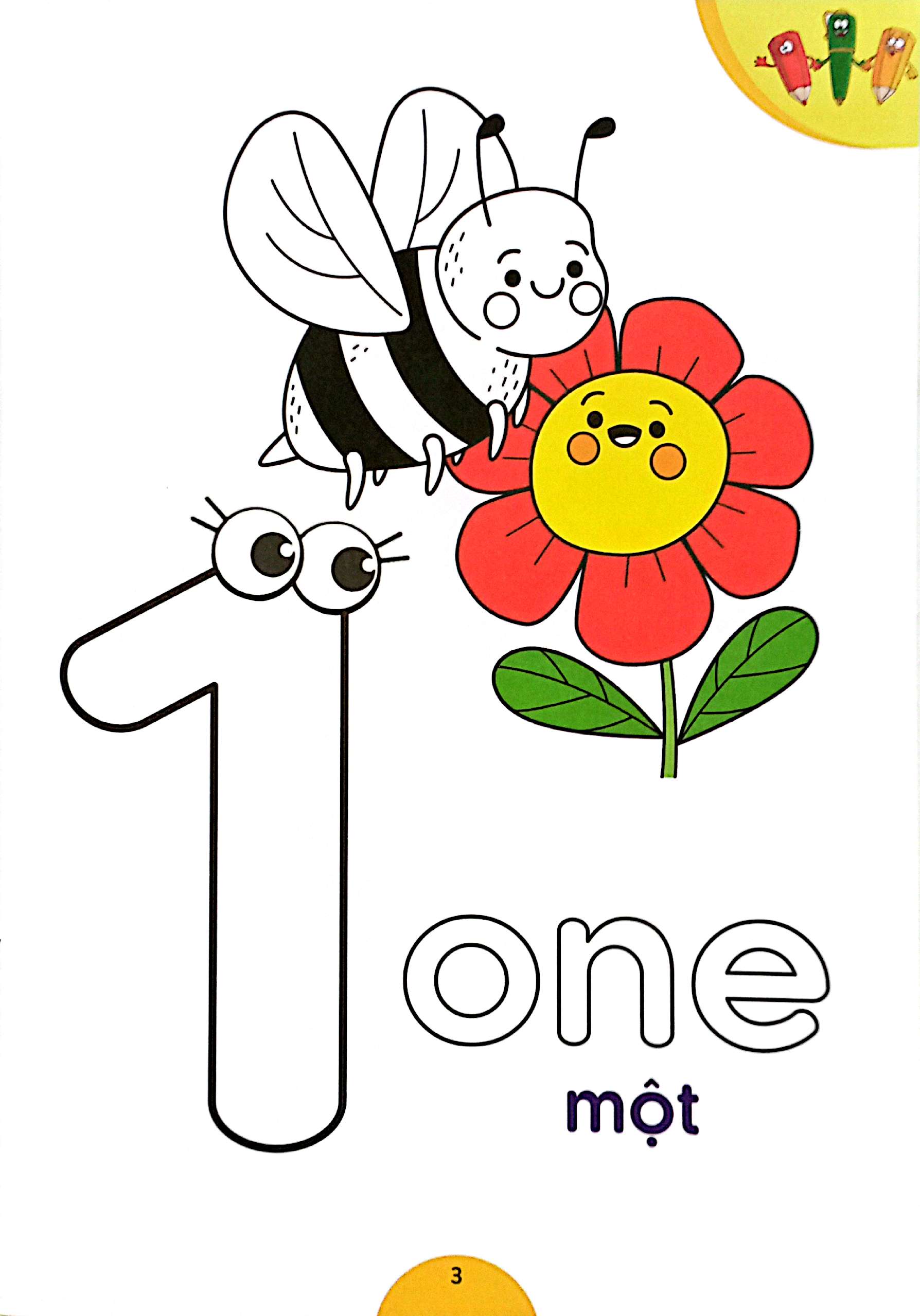 quà cho bé - bé tập đếm và tô màu - Ảnh 3