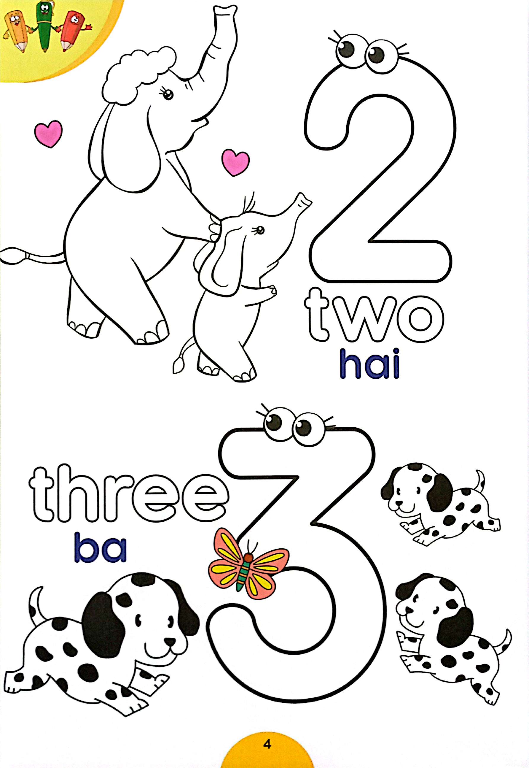 quà cho bé - bé tập đếm và tô màu - Ảnh 4
