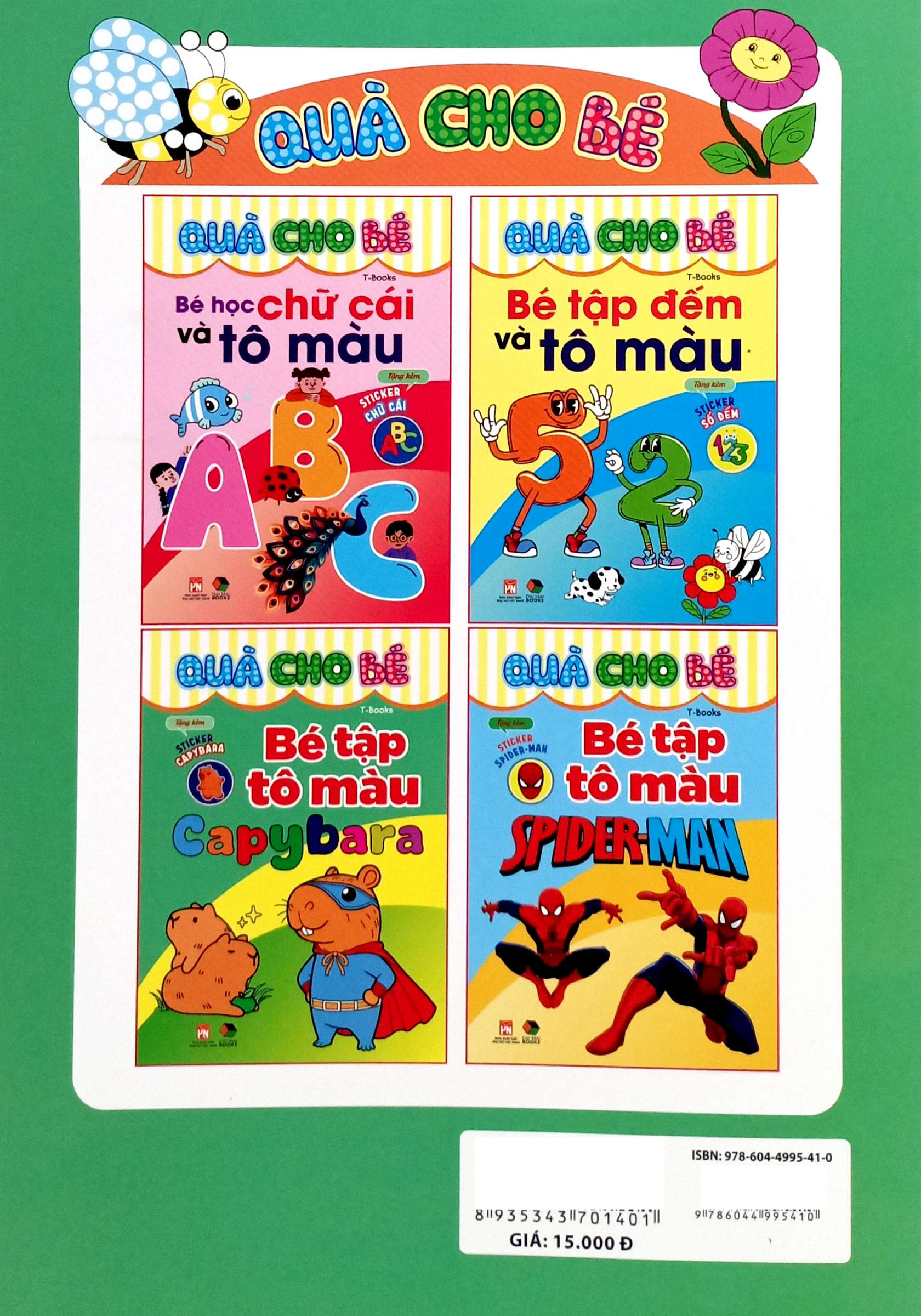 quà cho bé - bé tập tô màu capybara - Ảnh 6