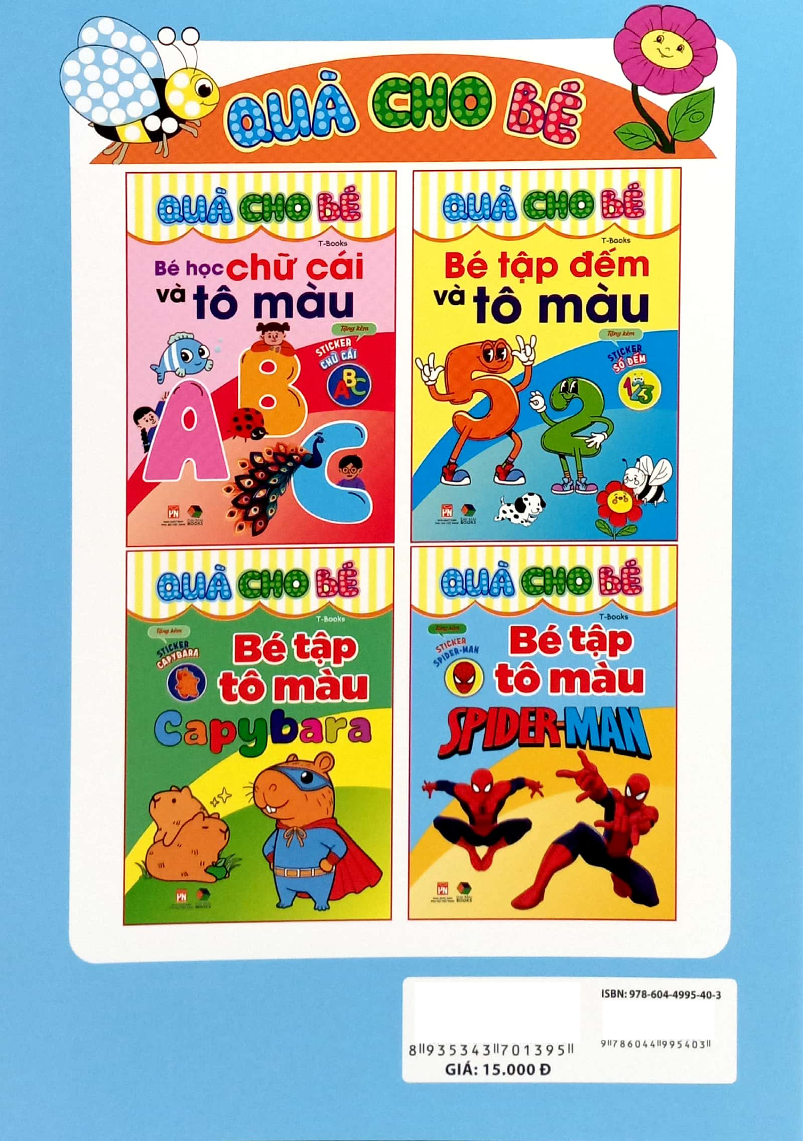 quà cho bé - bé tập tô màu spider-man - Ảnh 6