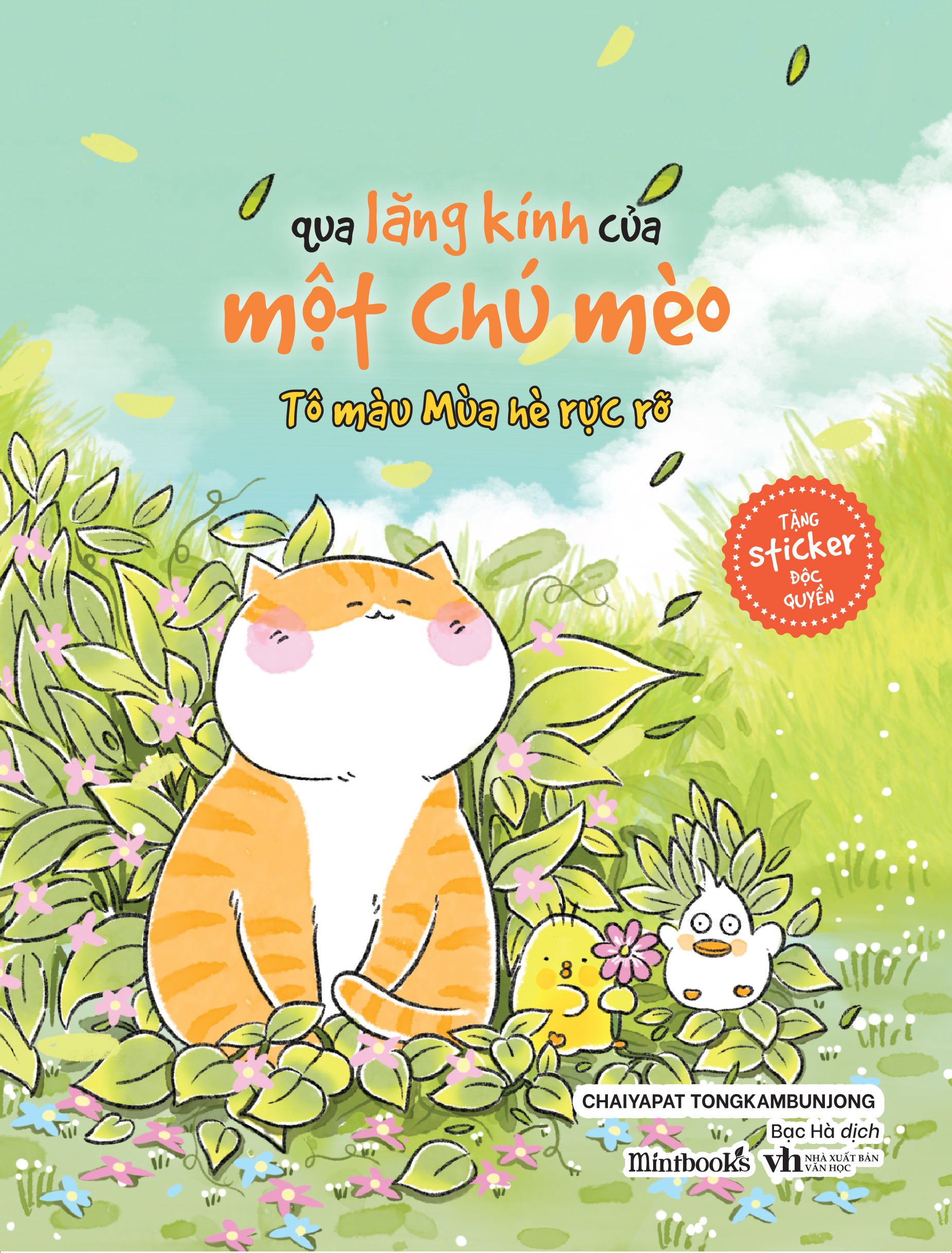 Qua Lăng Kính Của Một Chú Mèo - Tô Màu Mùa Hè Rực Rỡ - Tặng Kèm Set Sticker - Ảnh 4