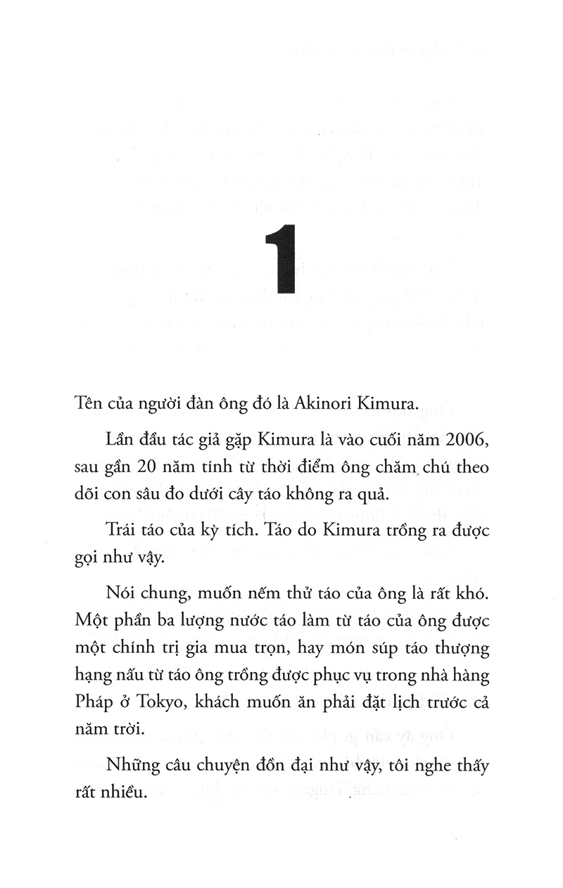 quả táo thần kỳ của kimura (tái bản 2022) - Ảnh 3
