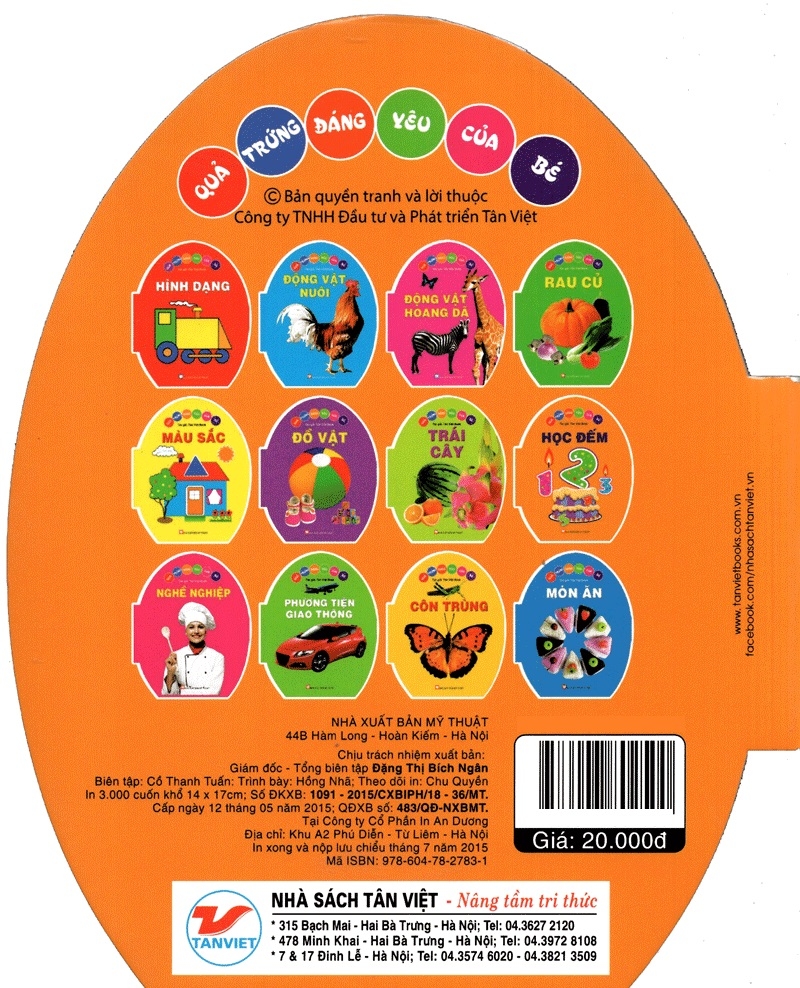 quả trứng đáng yêu của bé - học đếm - Ảnh 3