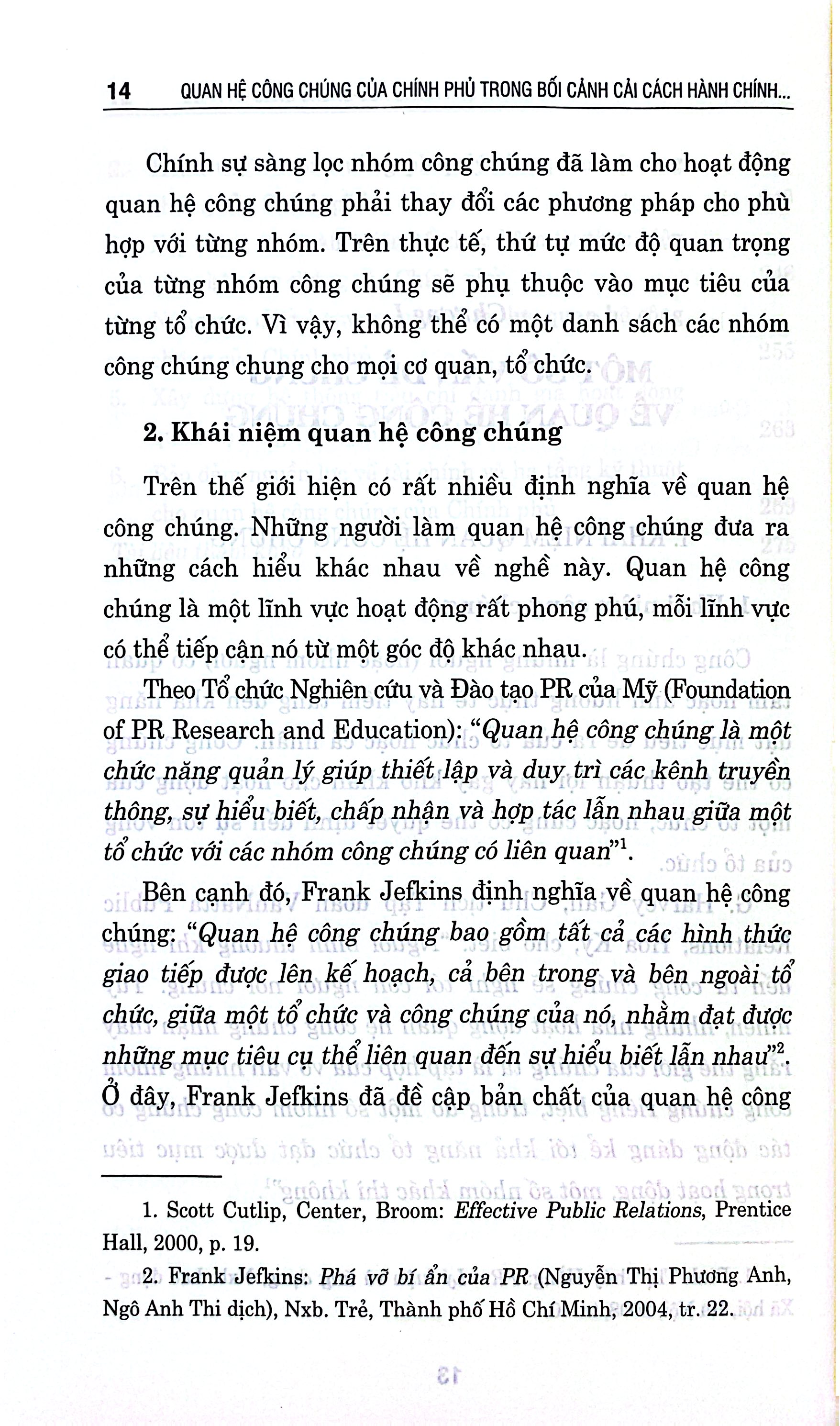 Quan Hệ Công Chúng Của Chính Phủ Trong Bối Cảnh Cải Cách Hành Chính Nhà Nước Ở Việt Nam (Sách Chuyên Khảo, Xuất Bản Lần Thứ Hai, Có Chỉnh Sửa, Bổ Sung) - Ảnh 5
