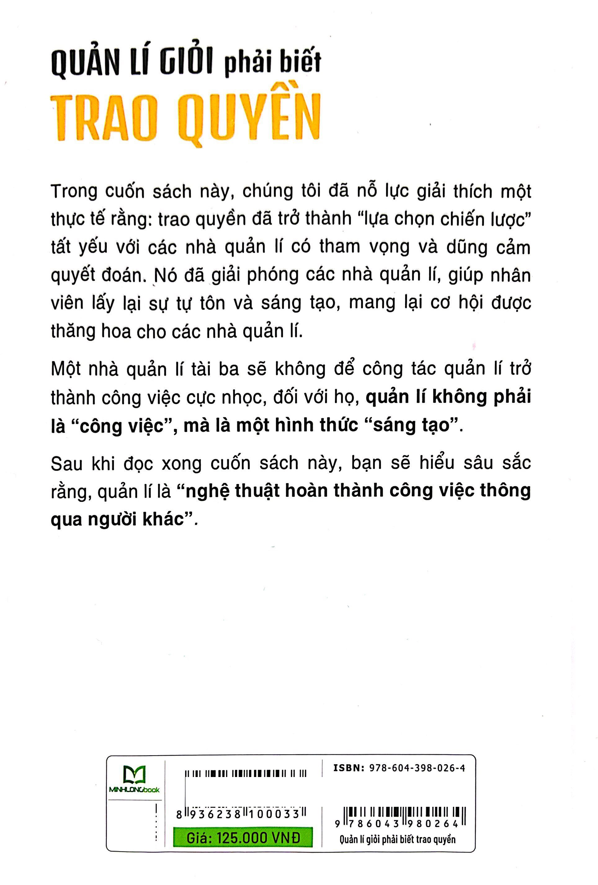 Quản Lí Giỏi Phải Biết Trao Quyền - Ảnh 9