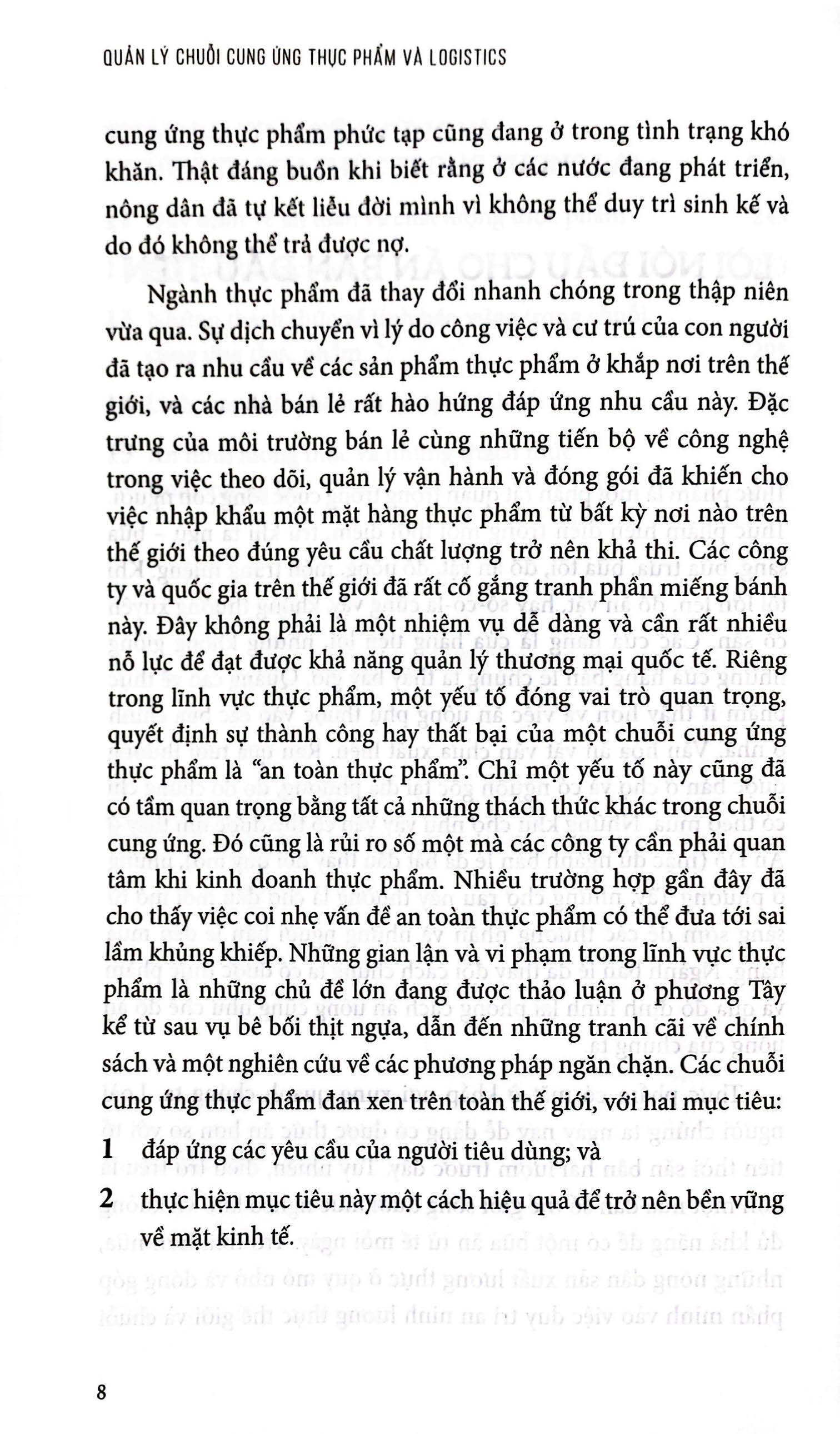 quản lý chuỗi cung ứng thực phẩm và logistics - Ảnh 8