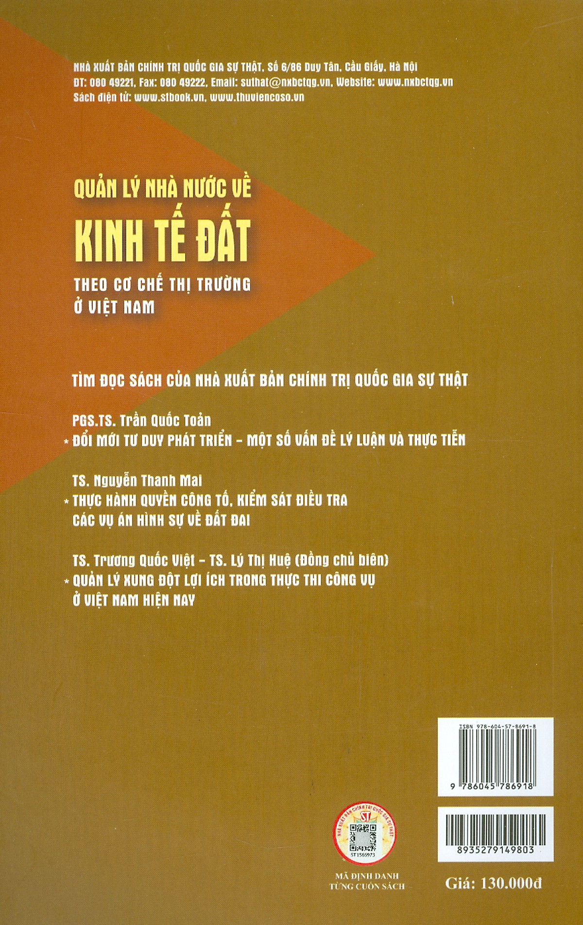 quản lý nhà nước về kinh tế đất theo cơ chế thị trường ở việt nam (sách chuyên khảo) - Ảnh 10