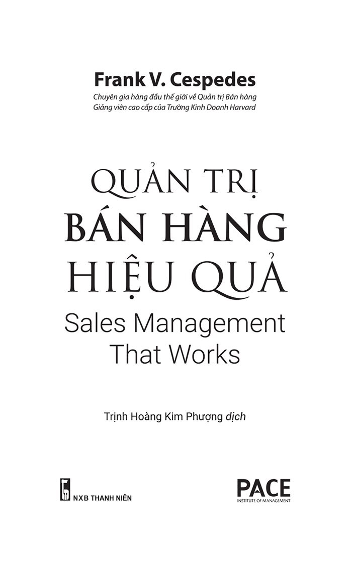 quản trị bán hàng hiệu quả - sales management that works - Ảnh 2