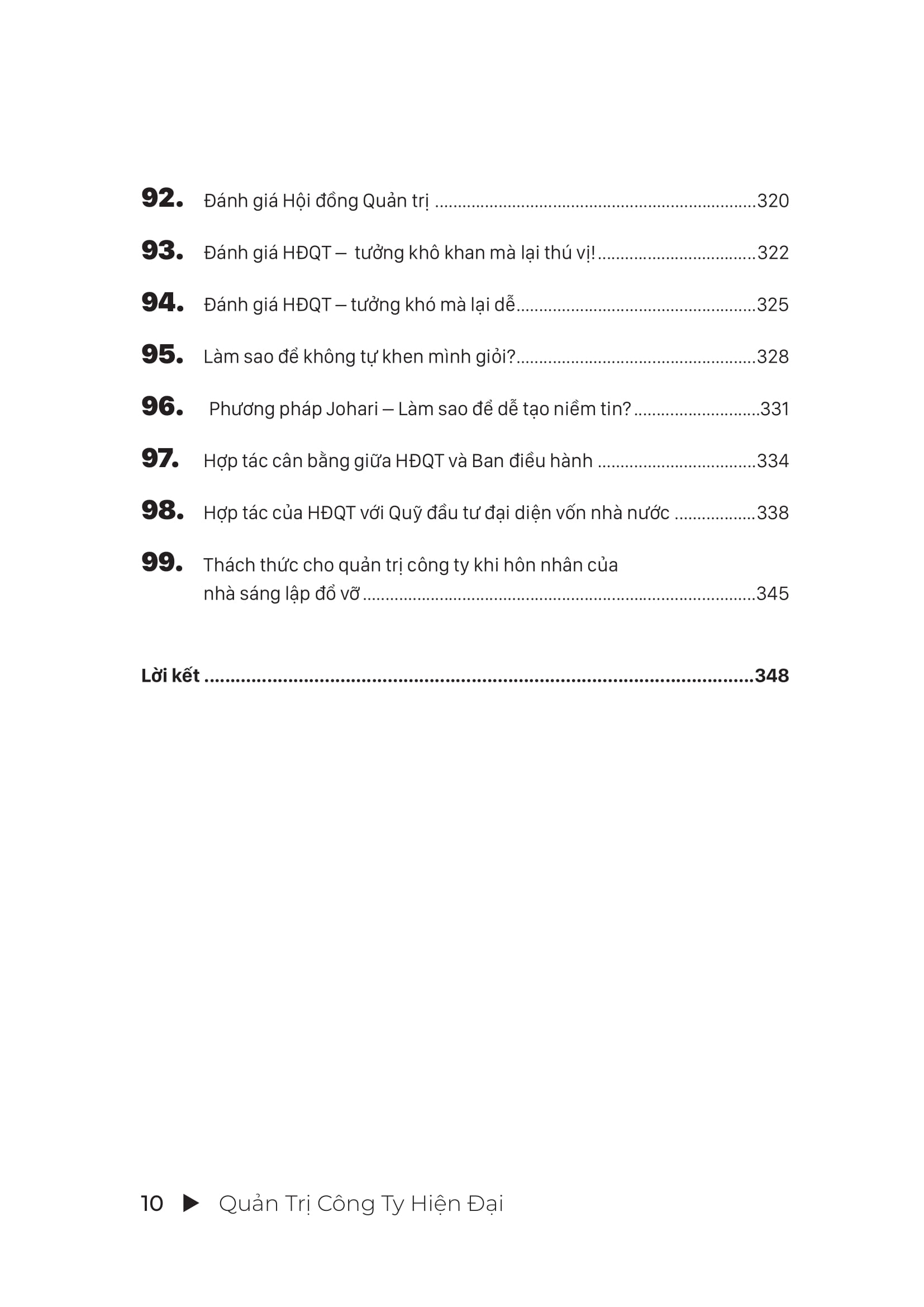 Quản Trị Công Ty Hiện Đại - 99 Bài Học Truyền Cảm Hứng Cho Hội Đồng Quản Trị Và Ban Điều Hành Cấp Cao - Ảnh 10