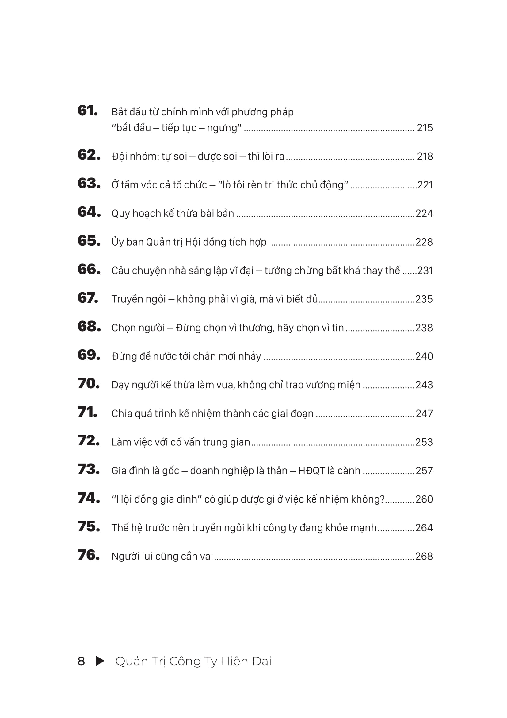 Quản Trị Công Ty Hiện Đại - 99 Bài Học Truyền Cảm Hứng Cho Hội Đồng Quản Trị Và Ban Điều Hành Cấp Cao - Ảnh 8