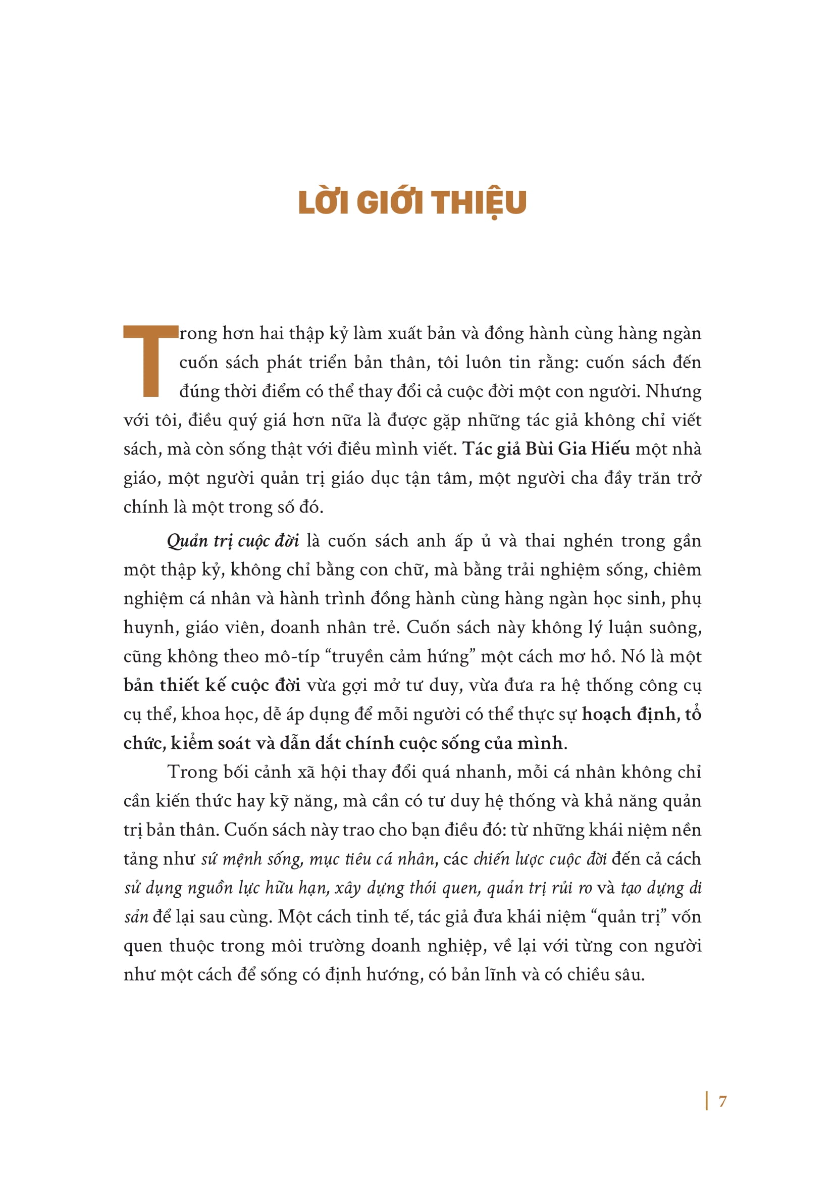 Quản Trị Cuộc Đời - "Làm Chủ Số Phận Hay Bị Cuốn Theo Dòng Đời" - Ảnh 5