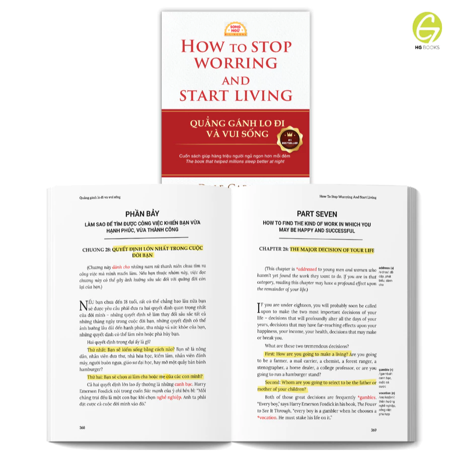 Quẳng Gánh Lo Đi Và Vui Sống - How To Stop Worrying And Start Living - Song Ngữ Việt-Anh - Ảnh 3