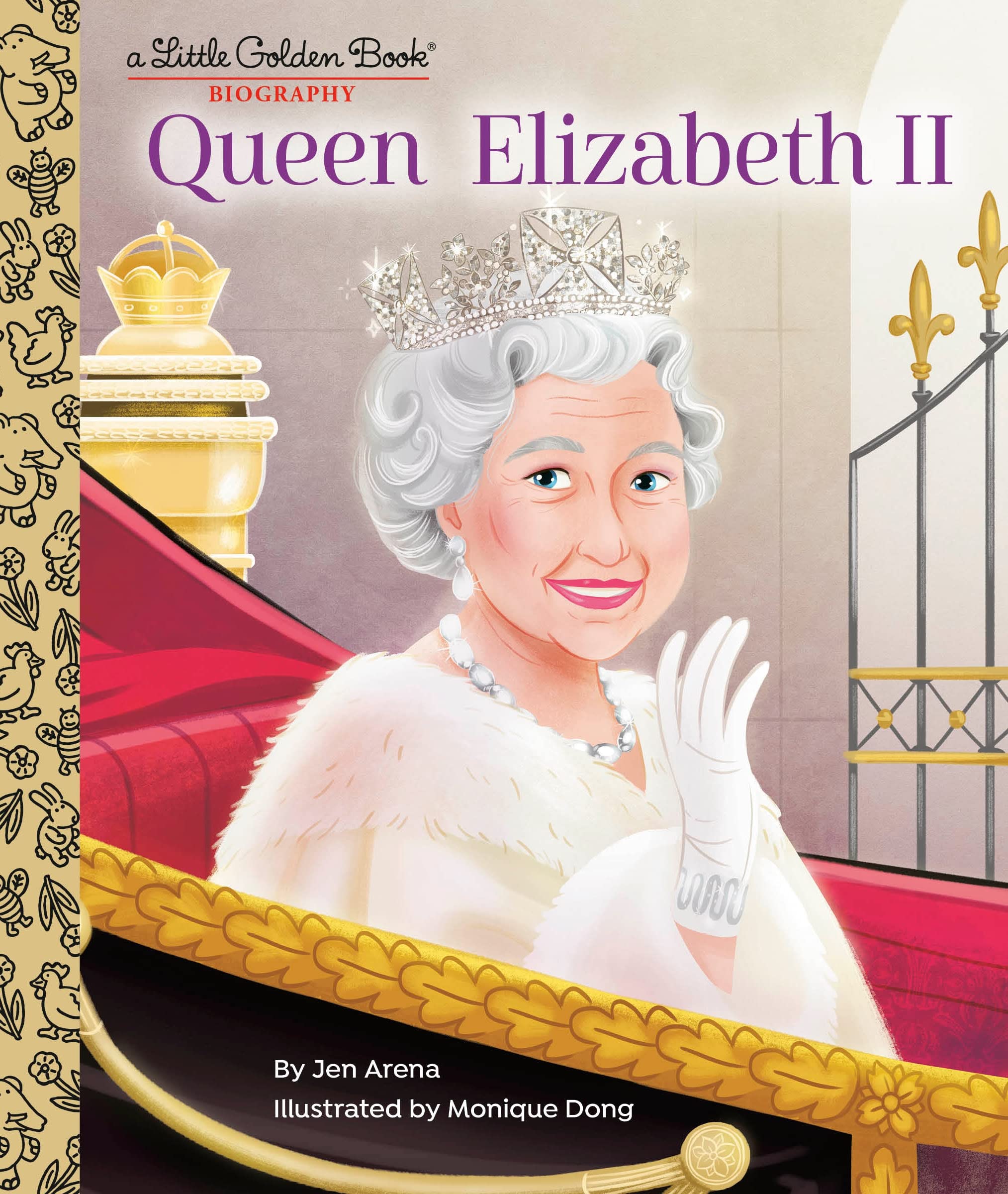 queen elizabeth ii: a little golden book biography - Ảnh 2