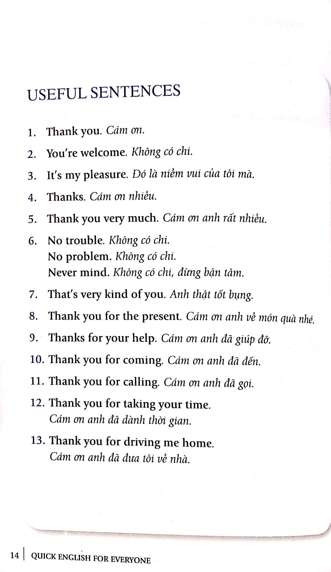 quick english for everyone - để nói thông thạo tiếng anh - Ảnh 9