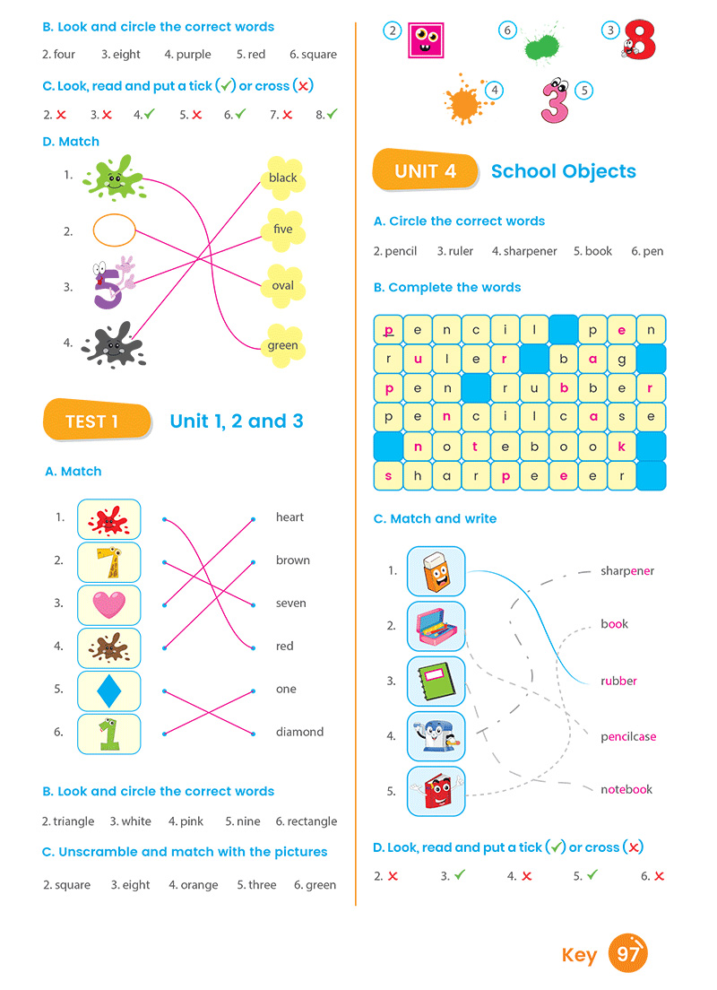 quick quick học nhanh toàn diện từ vựng tiếng anh theo chủ đề - lớp 1 (tái bản) - Ảnh 15