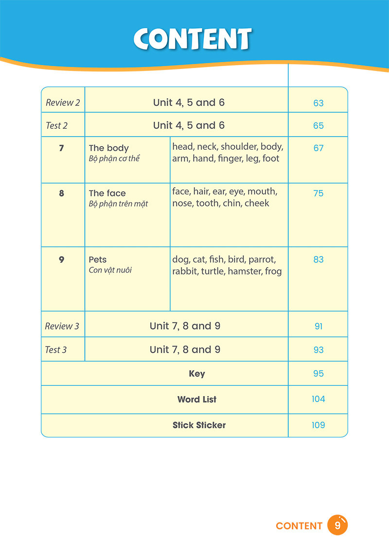 quick quick học nhanh toàn diện từ vựng tiếng anh theo chủ đề - lớp 1 (tái bản) - Ảnh 4