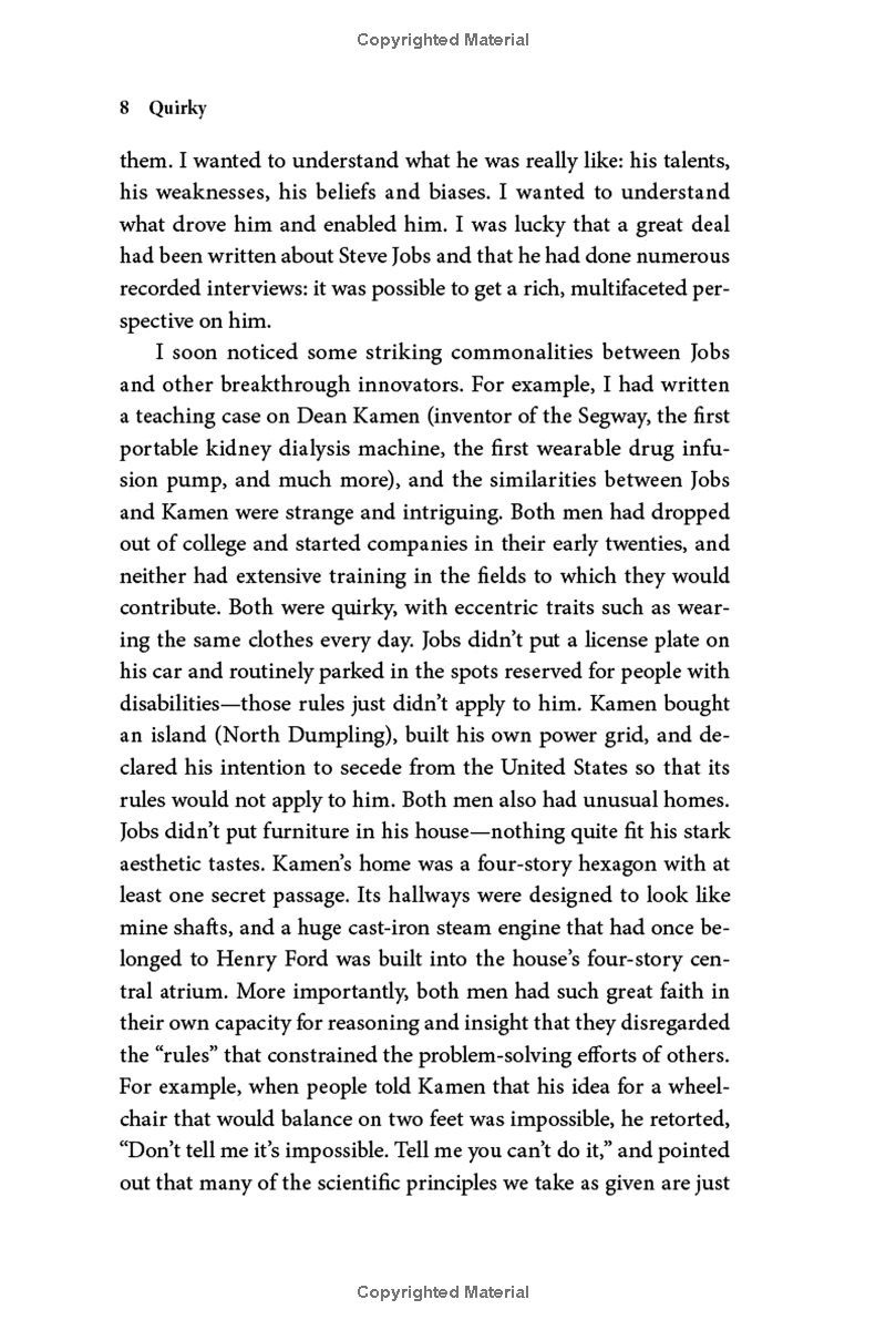 quirky : the remarkable story of the traits, foibles, and genius of breakthrough innovators who changed the world - Ảnh 12