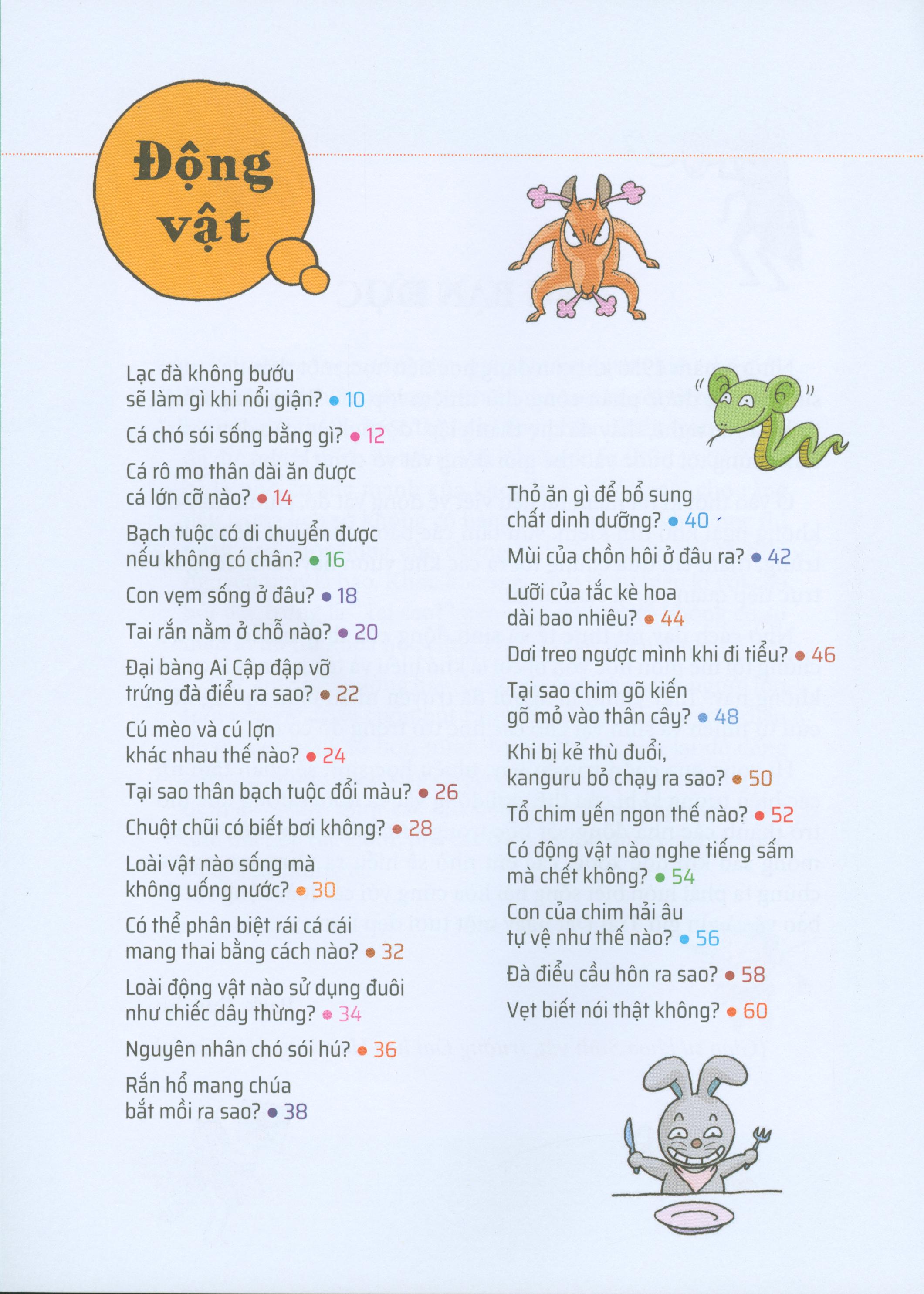 quiz! khoa học kì thú - động vật (tái bản 2020) - Ảnh 3