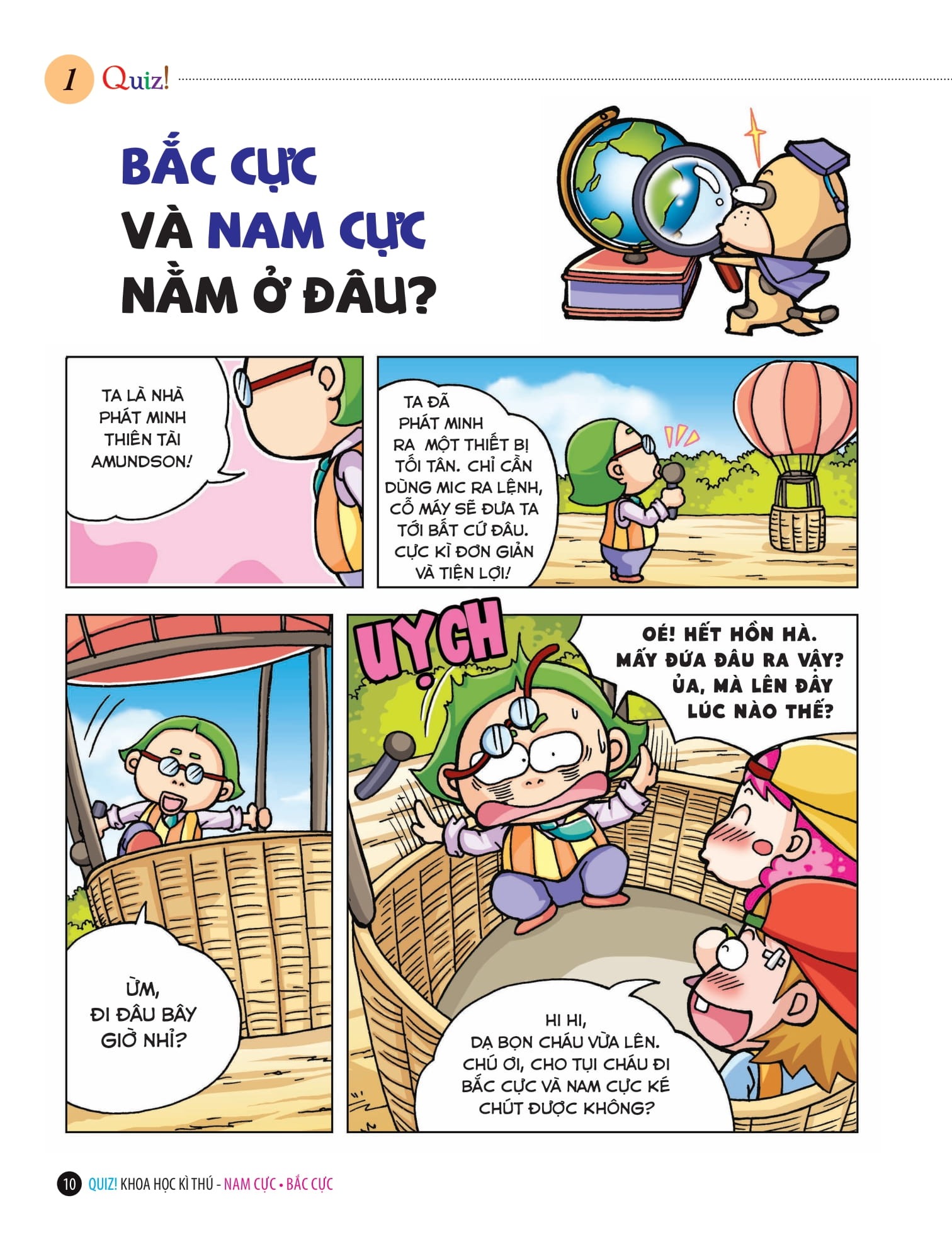 quiz! khoa học kì thú - nam cực bắc cực (tái bản 2024) - Ảnh 3