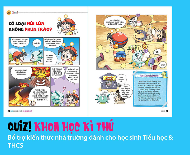 quiz! khoa học kì thú - núi lửa động đất (tái bản 2020) - Ảnh 3