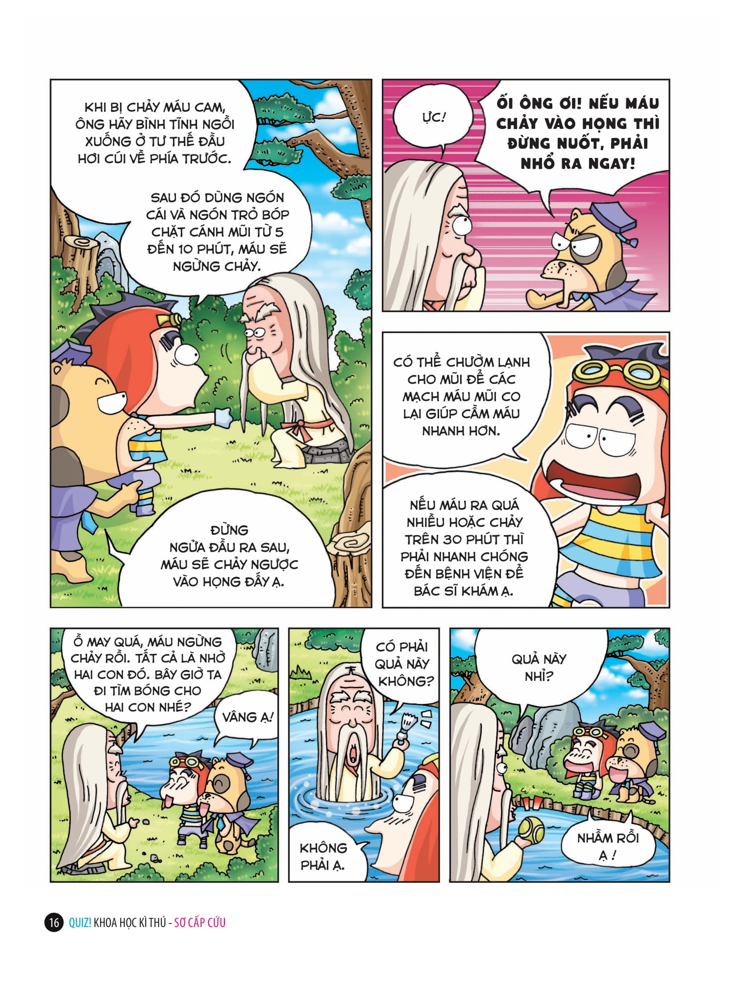 quiz! khoa học kì thú - sơ cấp cứu - Ảnh 8