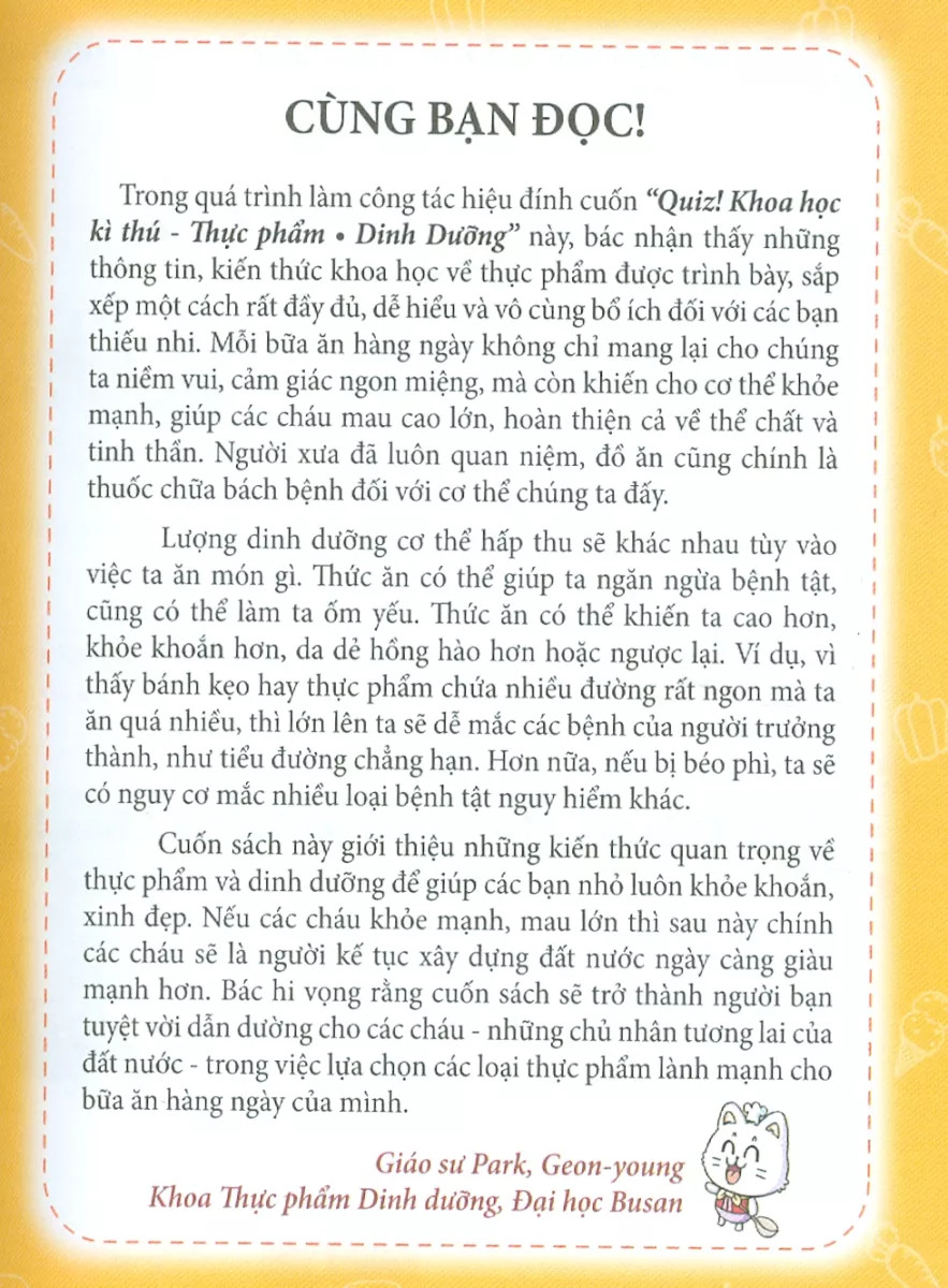 quiz! khoa học kì thú - thực phẩm dinh dưỡng (tái bản 2024) - Ảnh 3