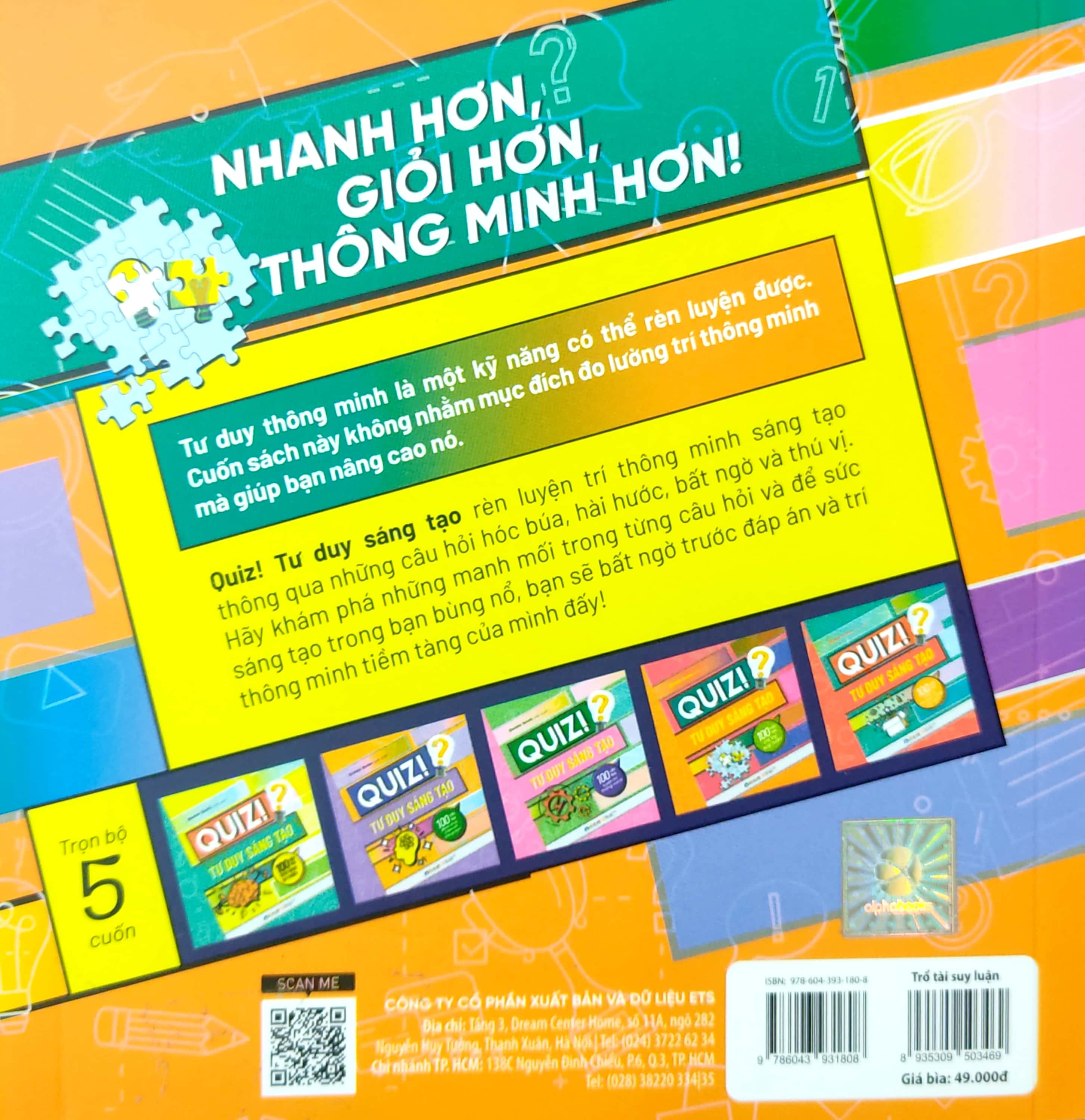 quiz! tư duy sáng tạo - 100 câu hỏi trổ tài suy luận - Ảnh 7