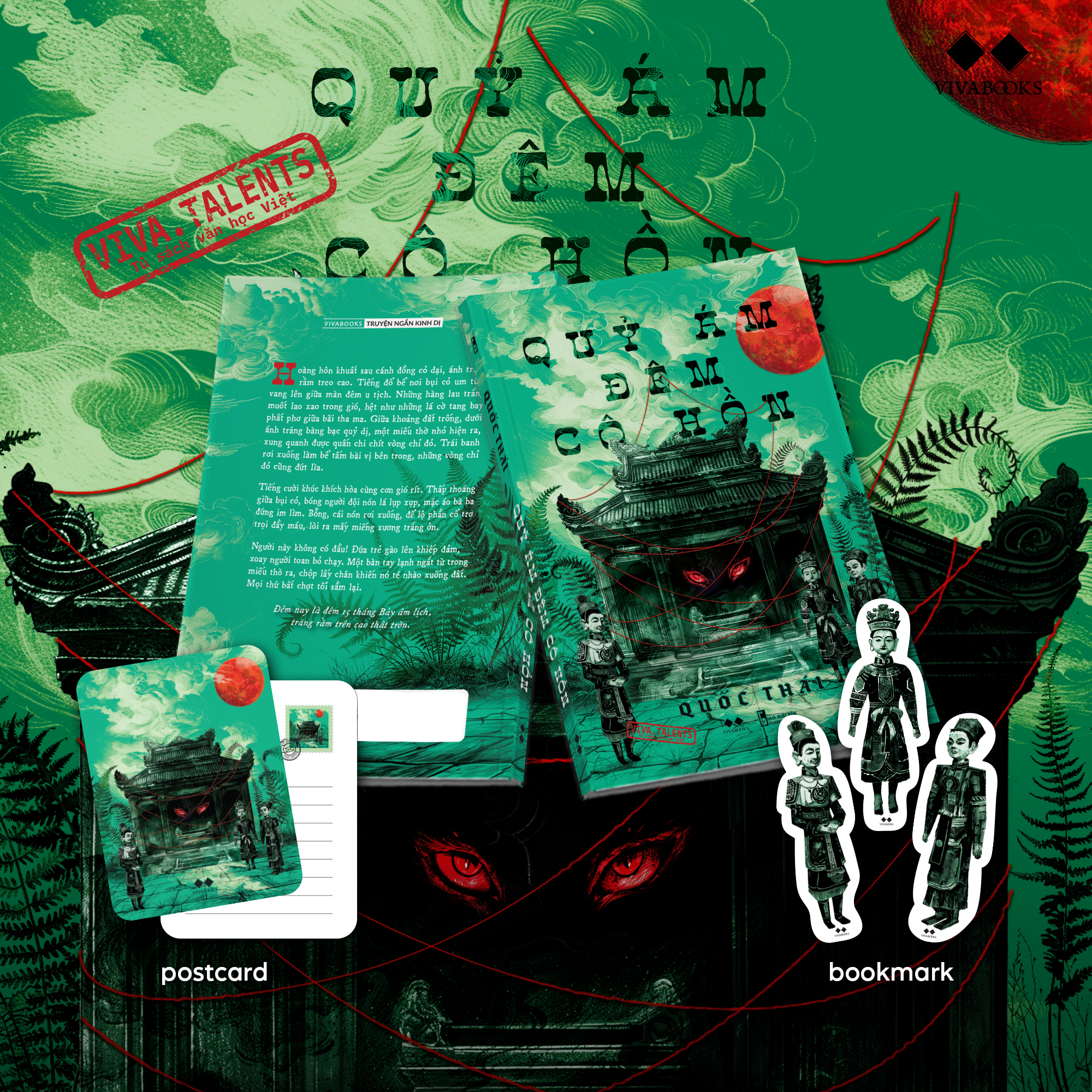 quỷ ám đêm cô hồn - bản đặc biệt - tặng kèm postcard + bookmark ngẫu nhiên - Ảnh 3