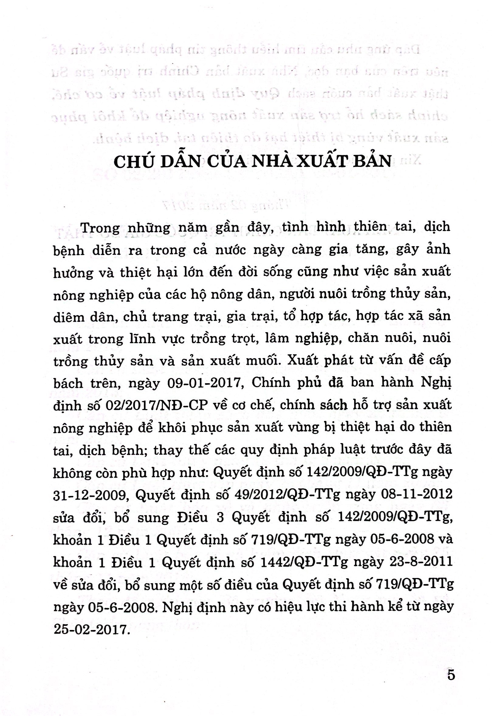 quy định pháp luật về cơ chế, chính sách hỗ trợ sản xuất nông nghiệp để khôi phục sản xuất vùng bị thiệt hại do thiên tai, dịch bệnh - Ảnh 4