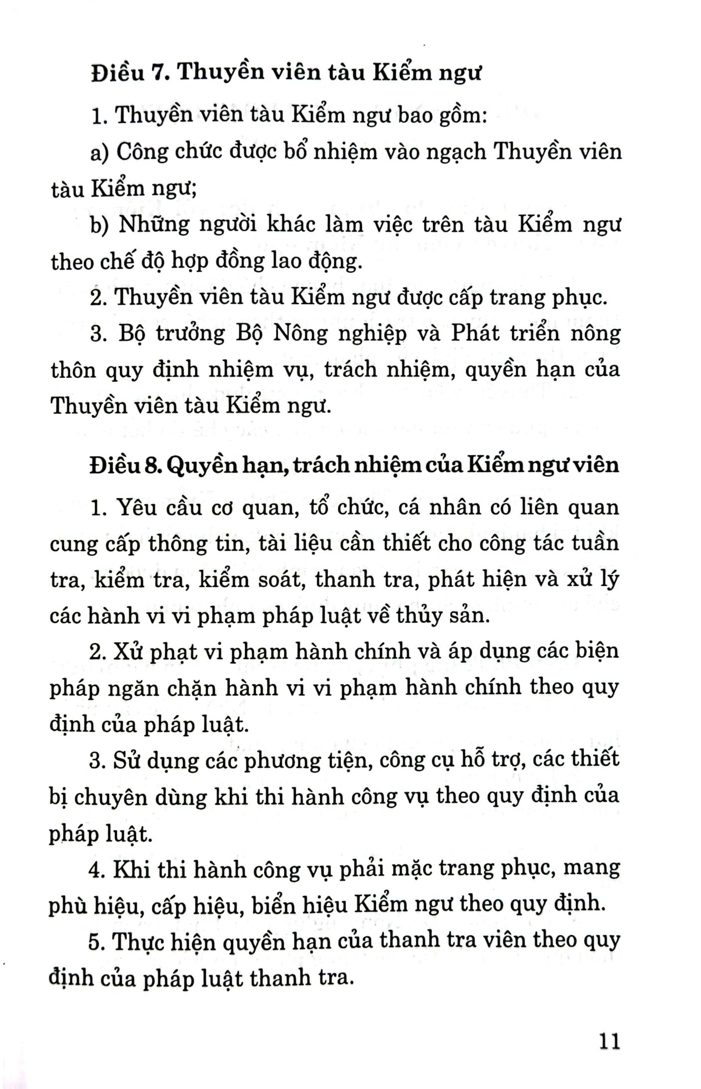 quy định pháp luật về tổ chức và hoạt động của kiểm ngư - Ảnh 7