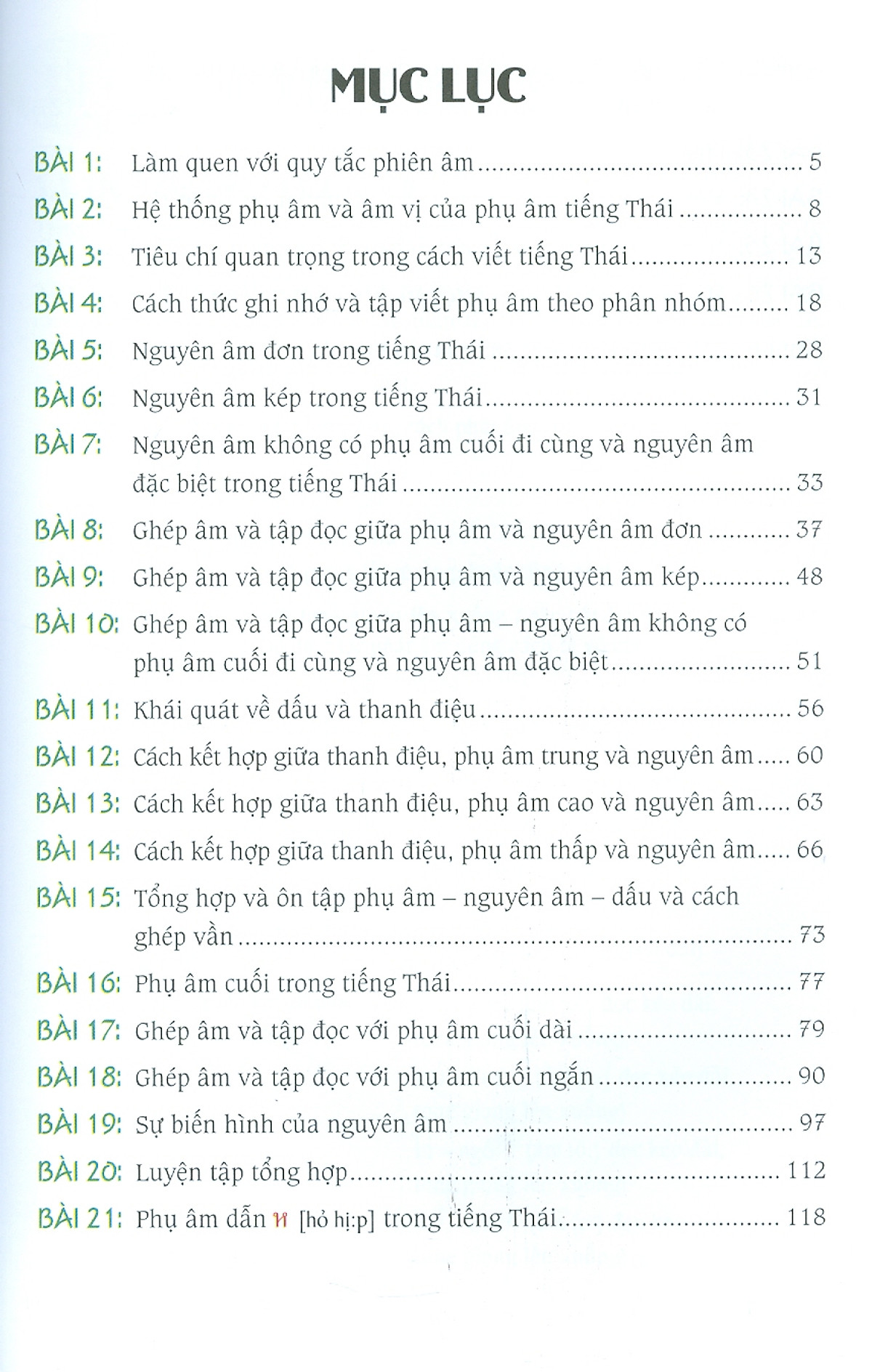 quy tắc đọc và viết tiếng thái - Ảnh 4