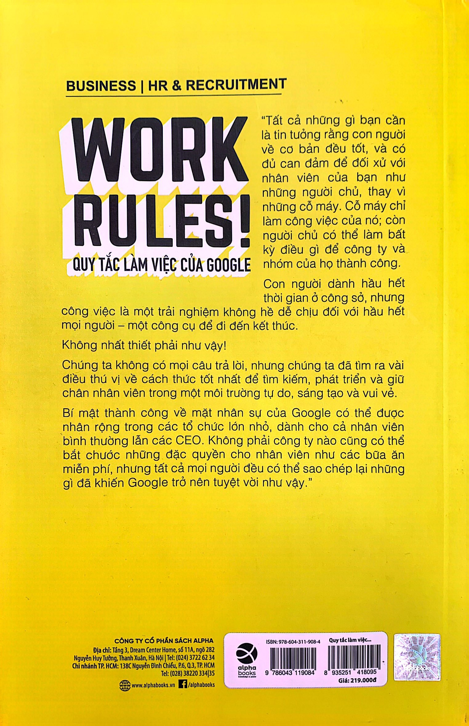 quy tắc làm việc của google - Ảnh 8