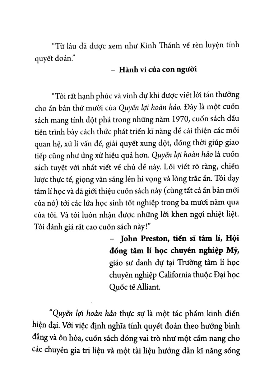 quyền lợi hoàn hảo - quyết đoán và bình đẳng trong các mối quan hệ và cuộc sống - Ảnh 4