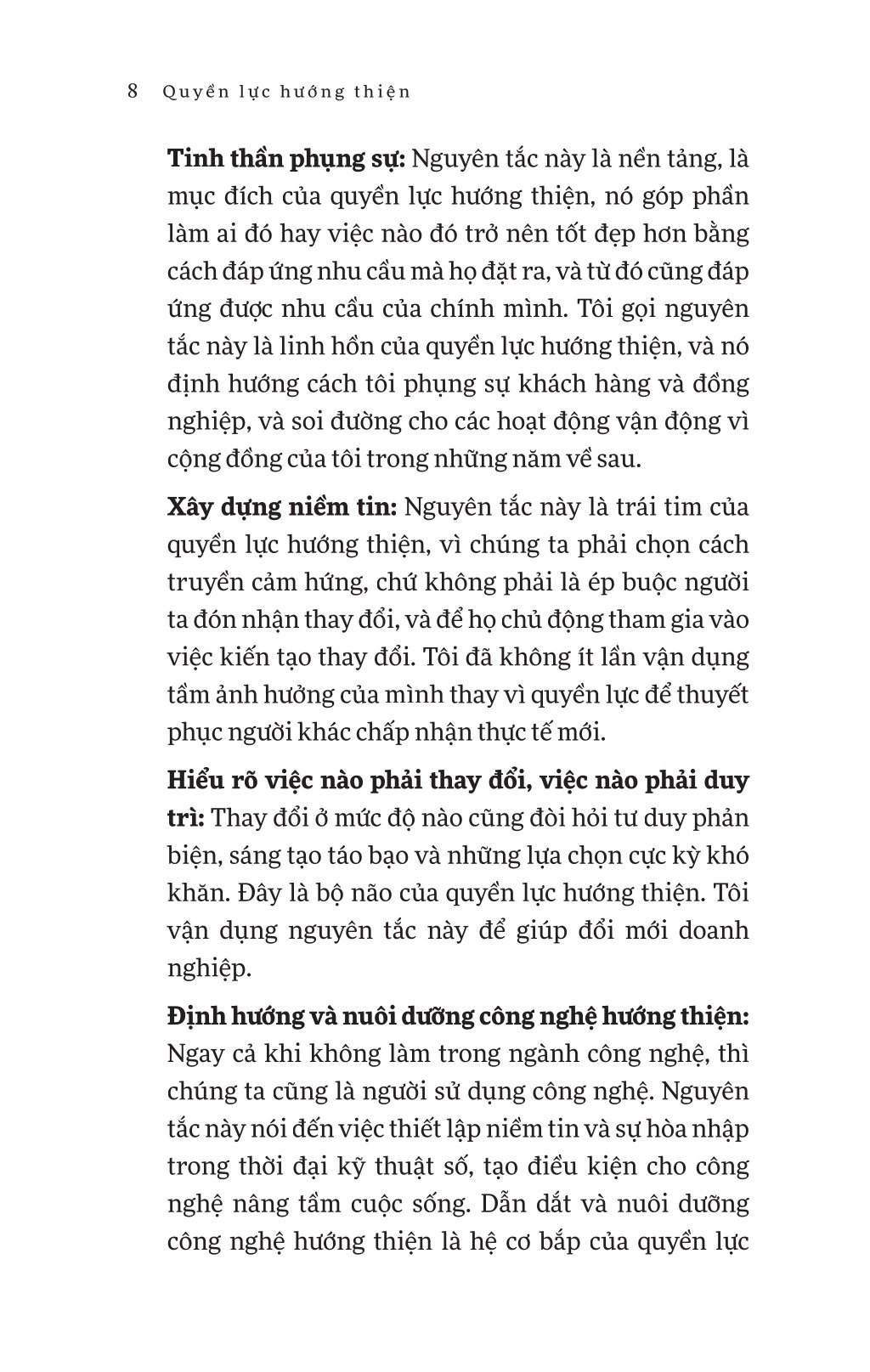 Quyền Lực Hướng Thiện - Tạo Ra Thay Đổi Tích Cực Cho Cuộc Đời, Công Việc Và Thế Giới - Ảnh 12