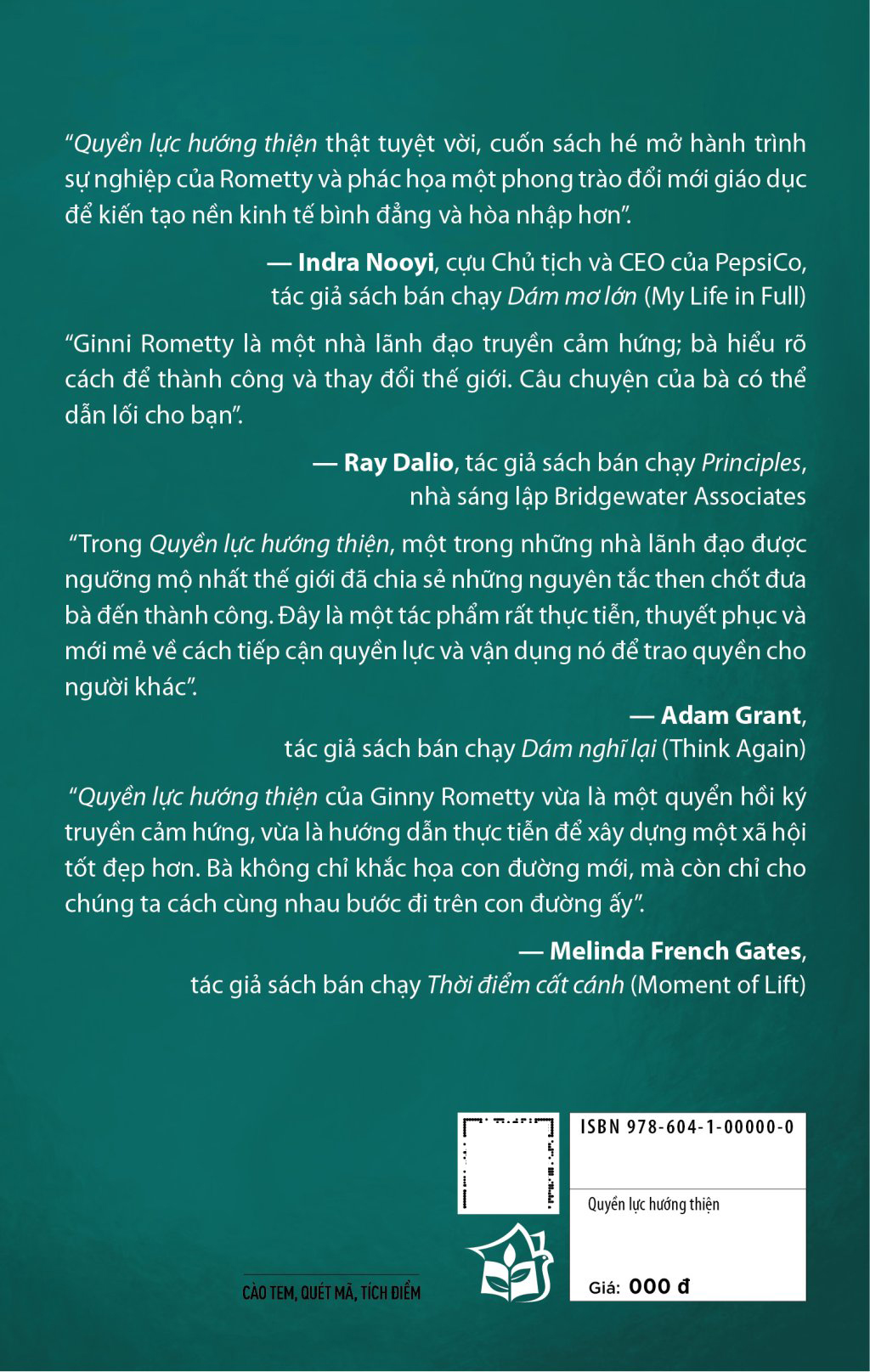 Quyền Lực Hướng Thiện - Tạo Ra Thay Đổi Tích Cực Cho Cuộc Đời, Công Việc Và Thế Giới - Ảnh 15