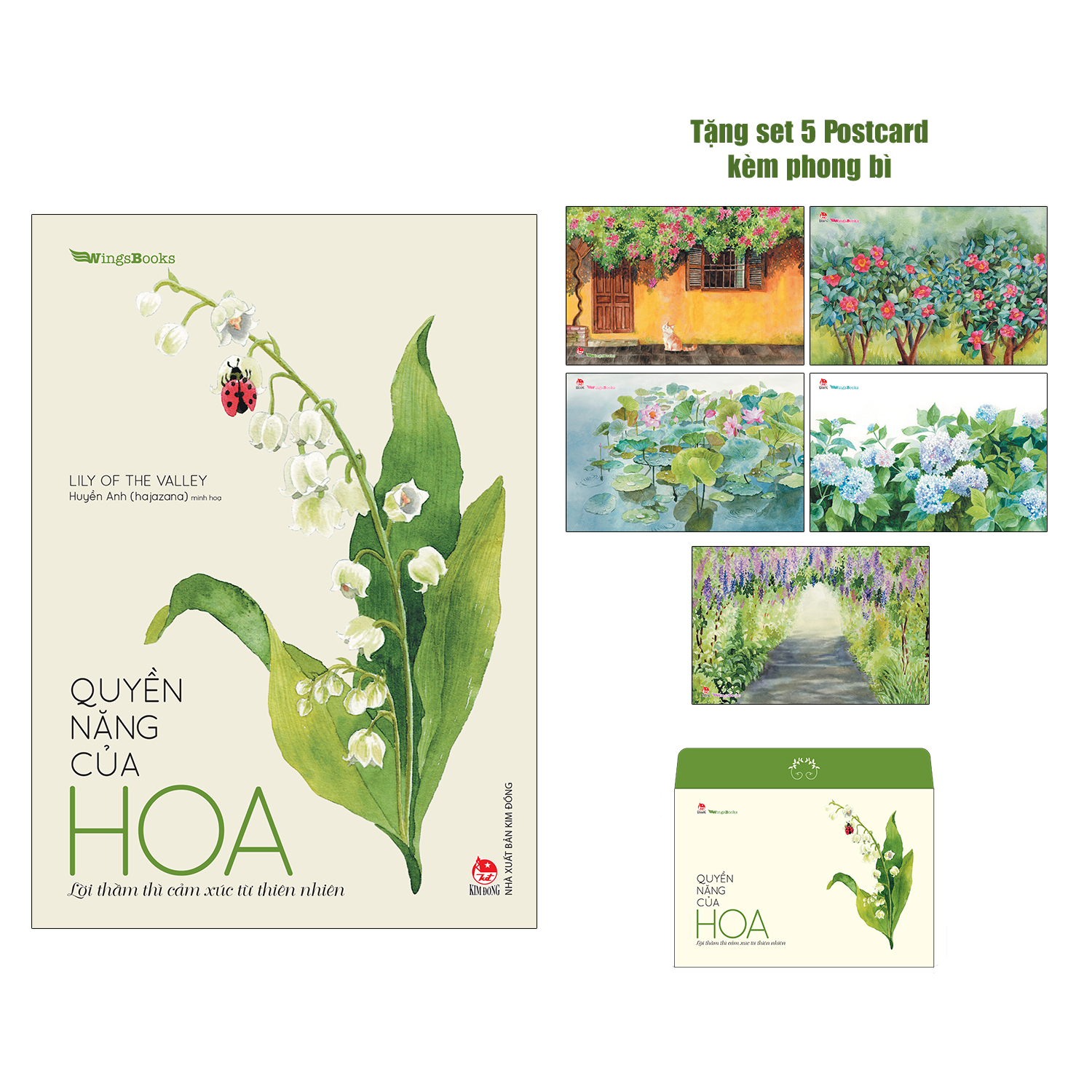 Quyền Năng Của Hoa - Lời Thầm Thì Cảm Xúc Từ Thiên Nhiên - Tặng Kèm Set 5 Postcard Kèm Phong Bì - Ảnh 2