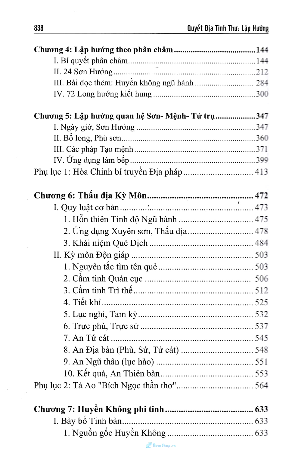 quyết địa tinh thư - lập hướng - Ảnh 11