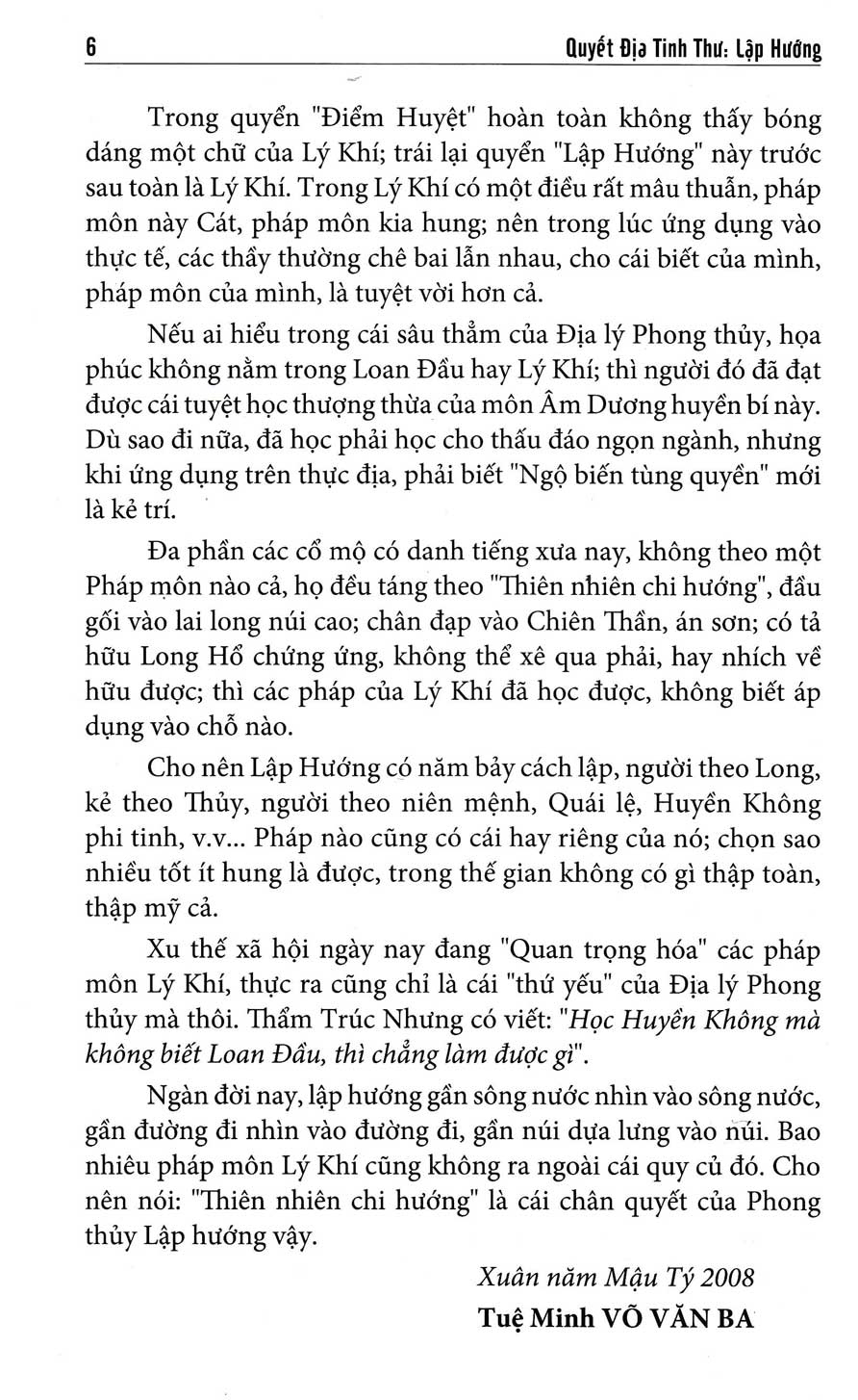 quyết địa tinh thư - lập hướng - Ảnh 5