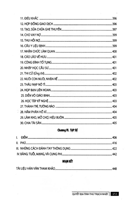 quyết địa tinh thư - trạch nhật - Ảnh 5