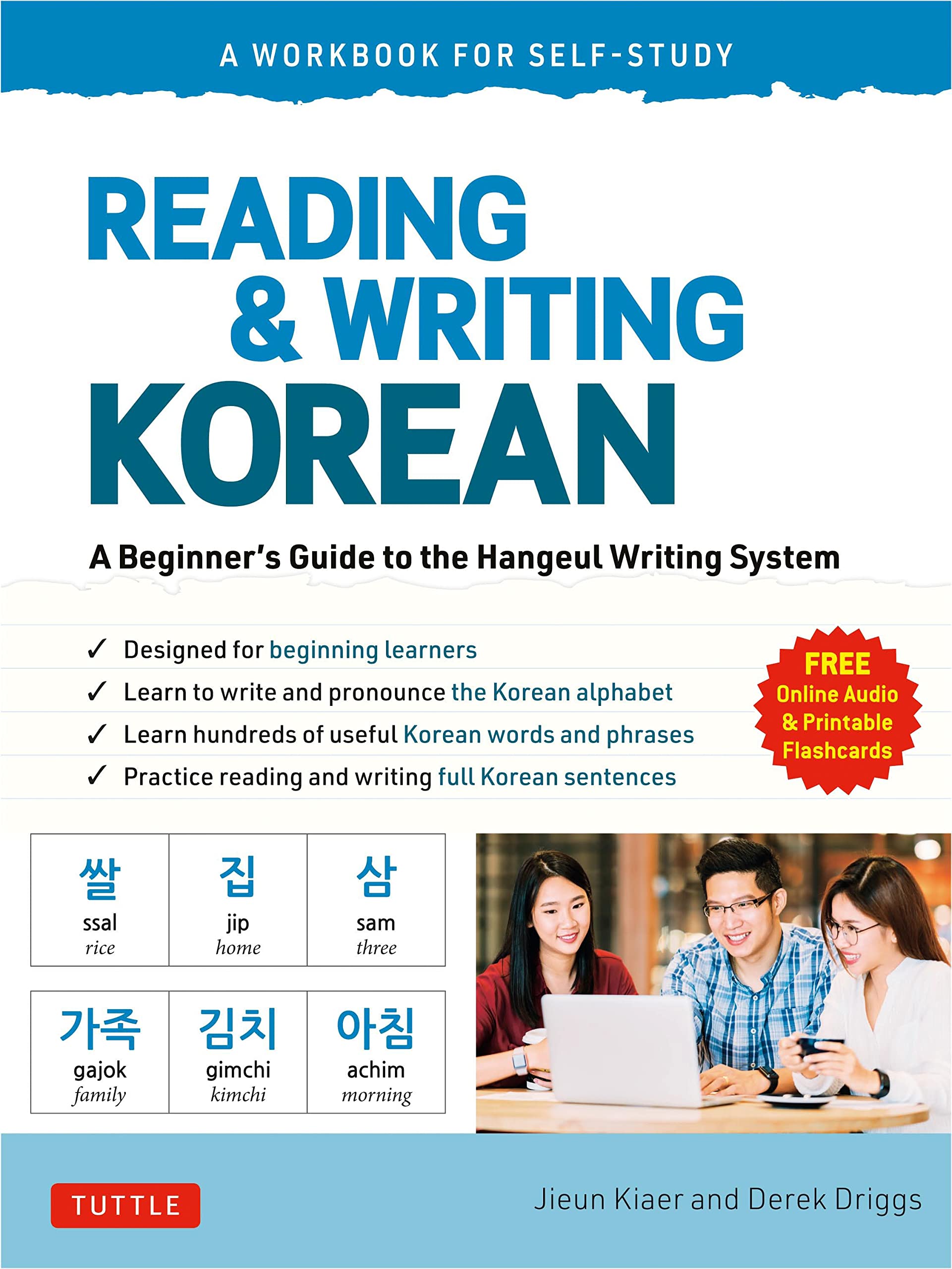 reading and writing korean: a workbook for self-study: a beginner's guide to the hangeul writing system (free online audio and printable flash cards) - Ảnh 2