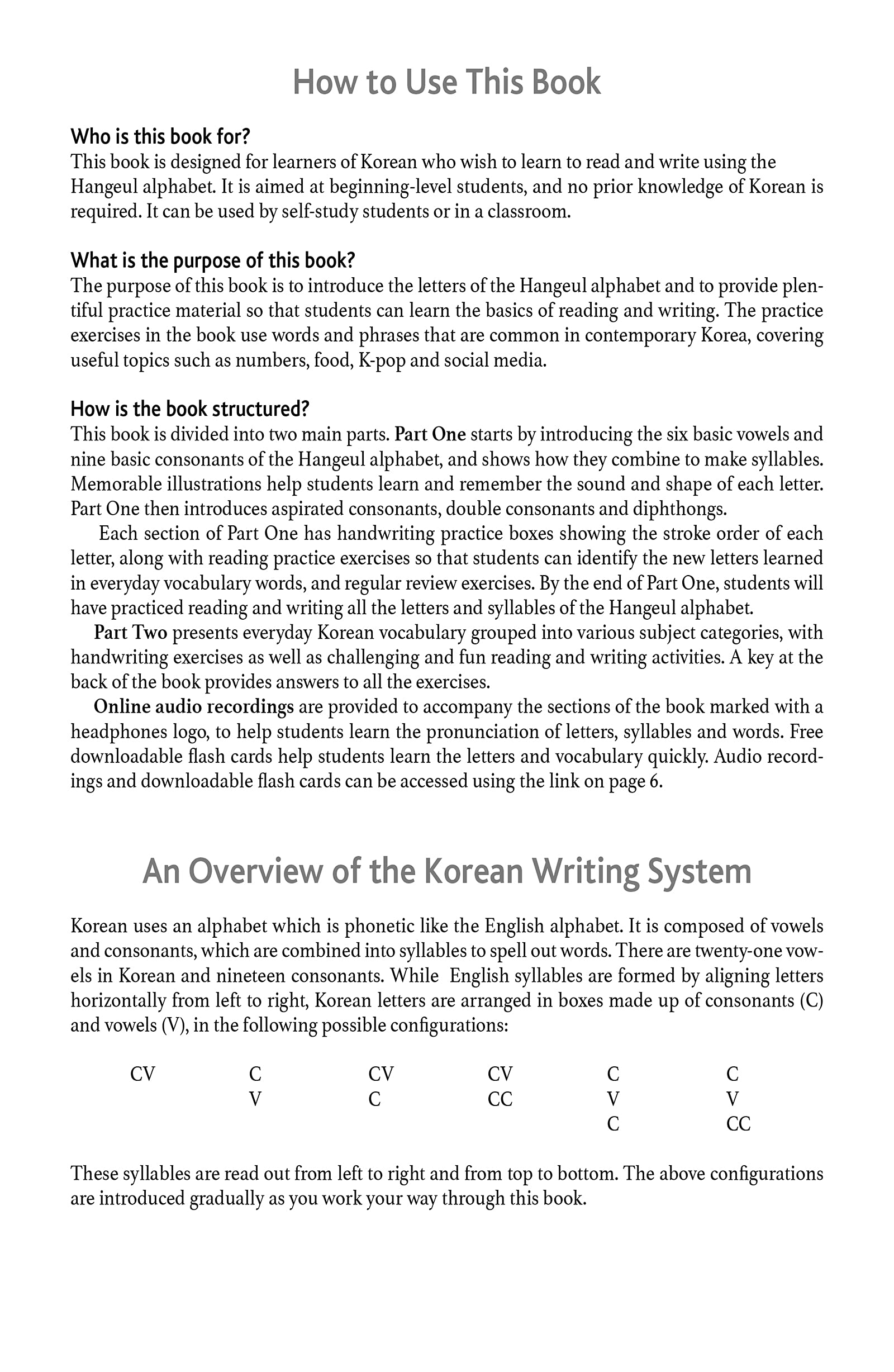 reading and writing korean: a workbook for self-study: a beginner's guide to the hangeul writing system (free online audio and printable flash cards) - Ảnh 4