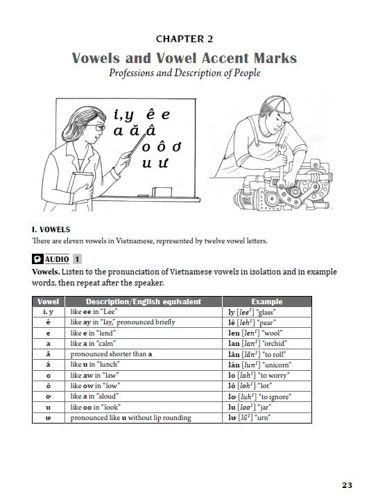 reading & writing vietnamese: a workbook for self-study: learn to read, write and pronounce vietnamese correctly (online audio & printable flash cards) - Ảnh 3