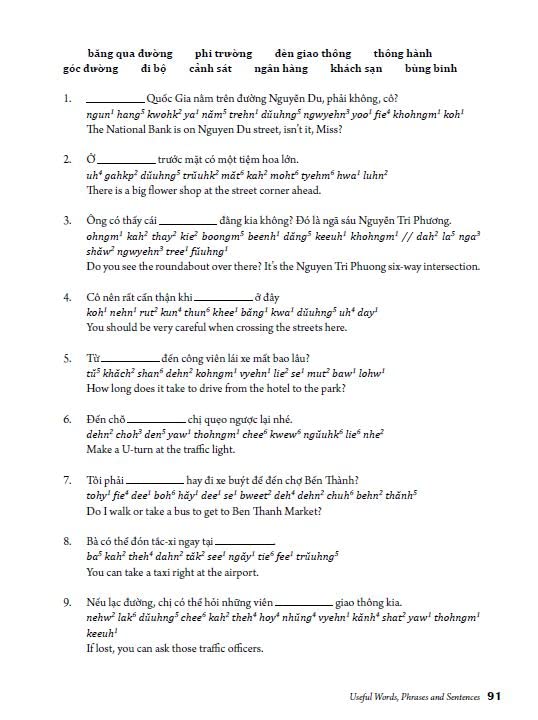 reading & writing vietnamese: a workbook for self-study: learn to read, write and pronounce vietnamese correctly (online audio & printable flash cards) - Ảnh 8