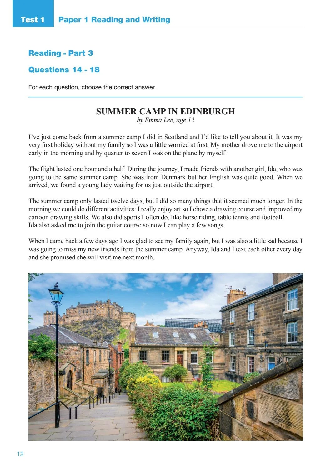 Ready For A2 Key For Schools With Downloadable Audio Tracks And Answer Key - Ảnh 13