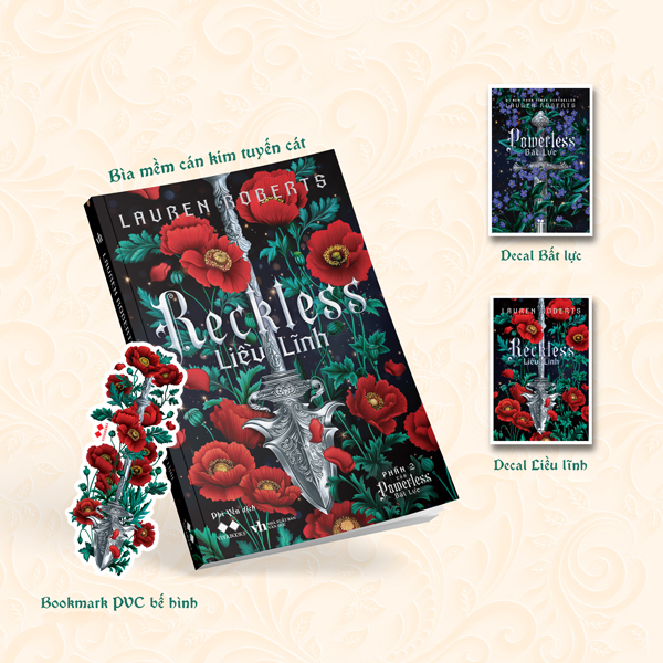 Reckless - Liều Lĩnh - Tặng Kèm Bookmark PVC + Decal 7 Màu Bất Lực + Decal 7 Màu Liều Lĩnh