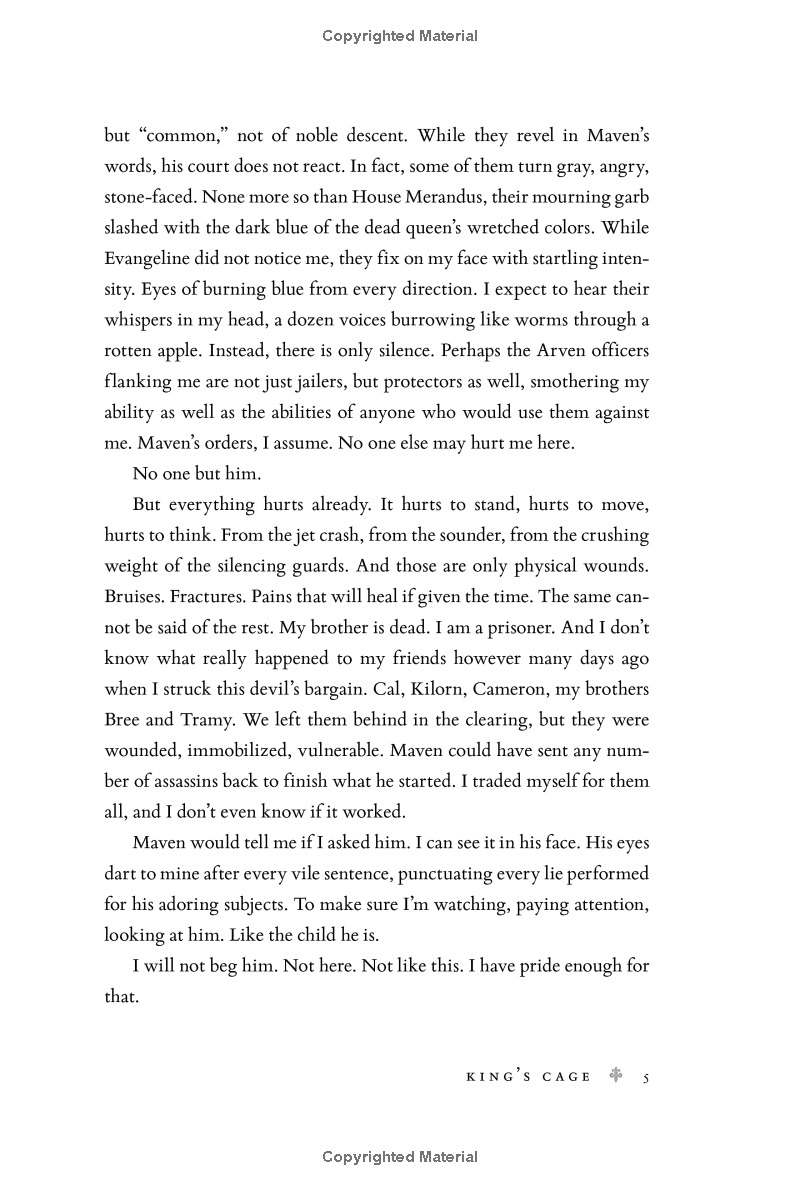 red queen - book 3 - king's cage - Ảnh 7